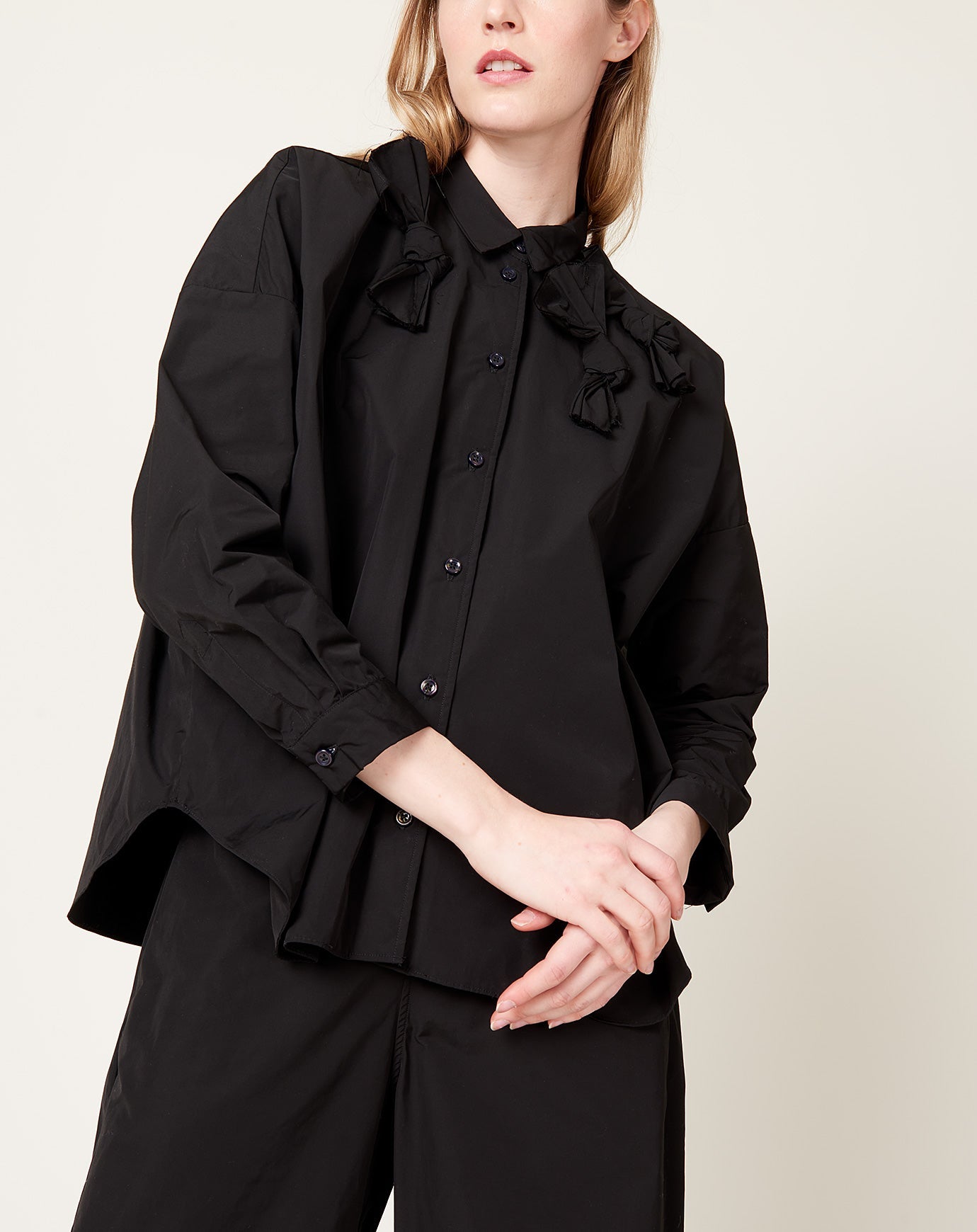 Fabiana Pigna Ybarra Blouse in Onyx