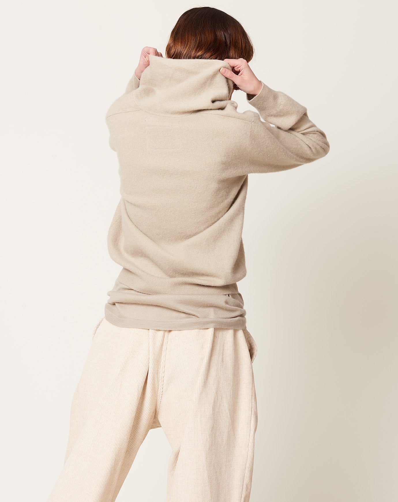 Frenckenberger Mini Hamza Sweater in Dark Chalk