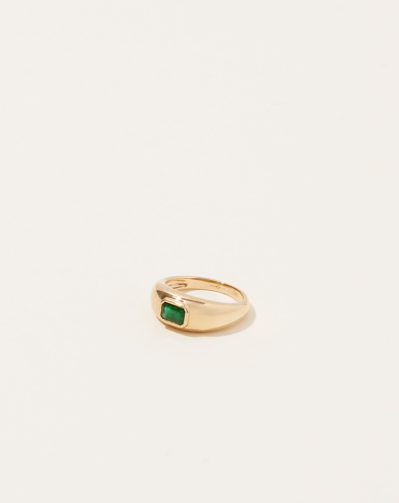 Gabriela Artigas Small Balloon Ring in Emerald