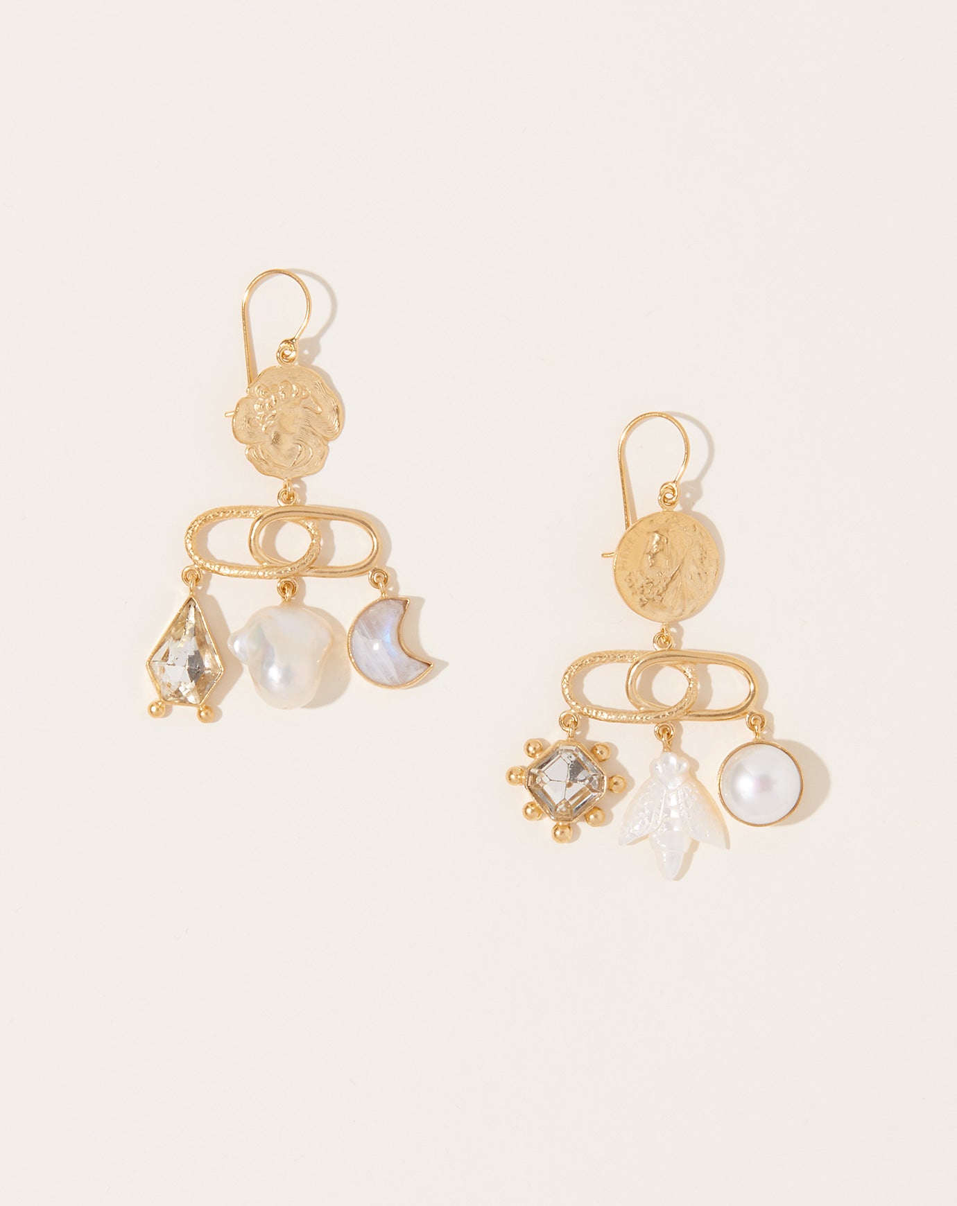 Grainne Morton Decorative Linked Balance Drop Earrings