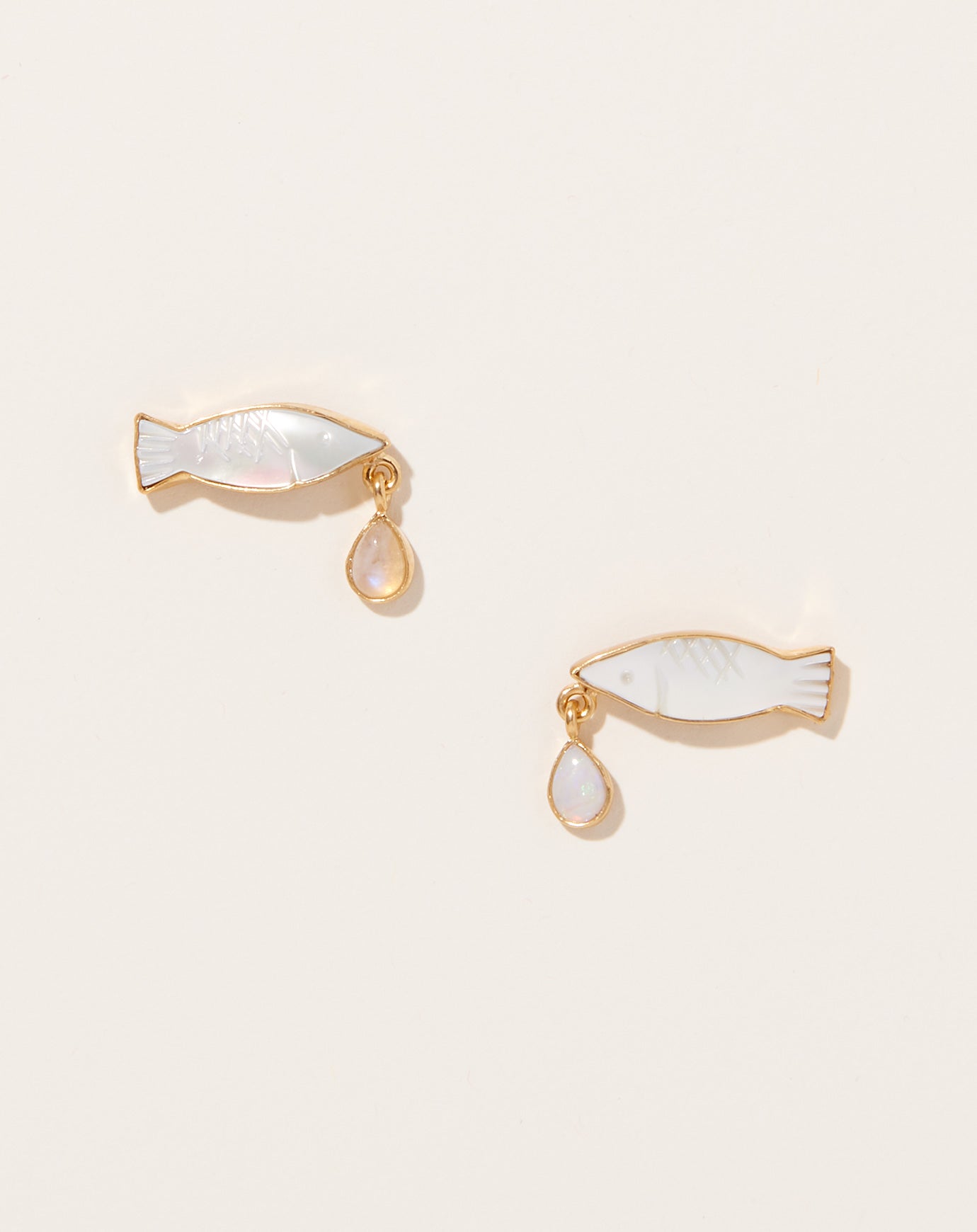 Grainne Morton Fish Drop Earrings