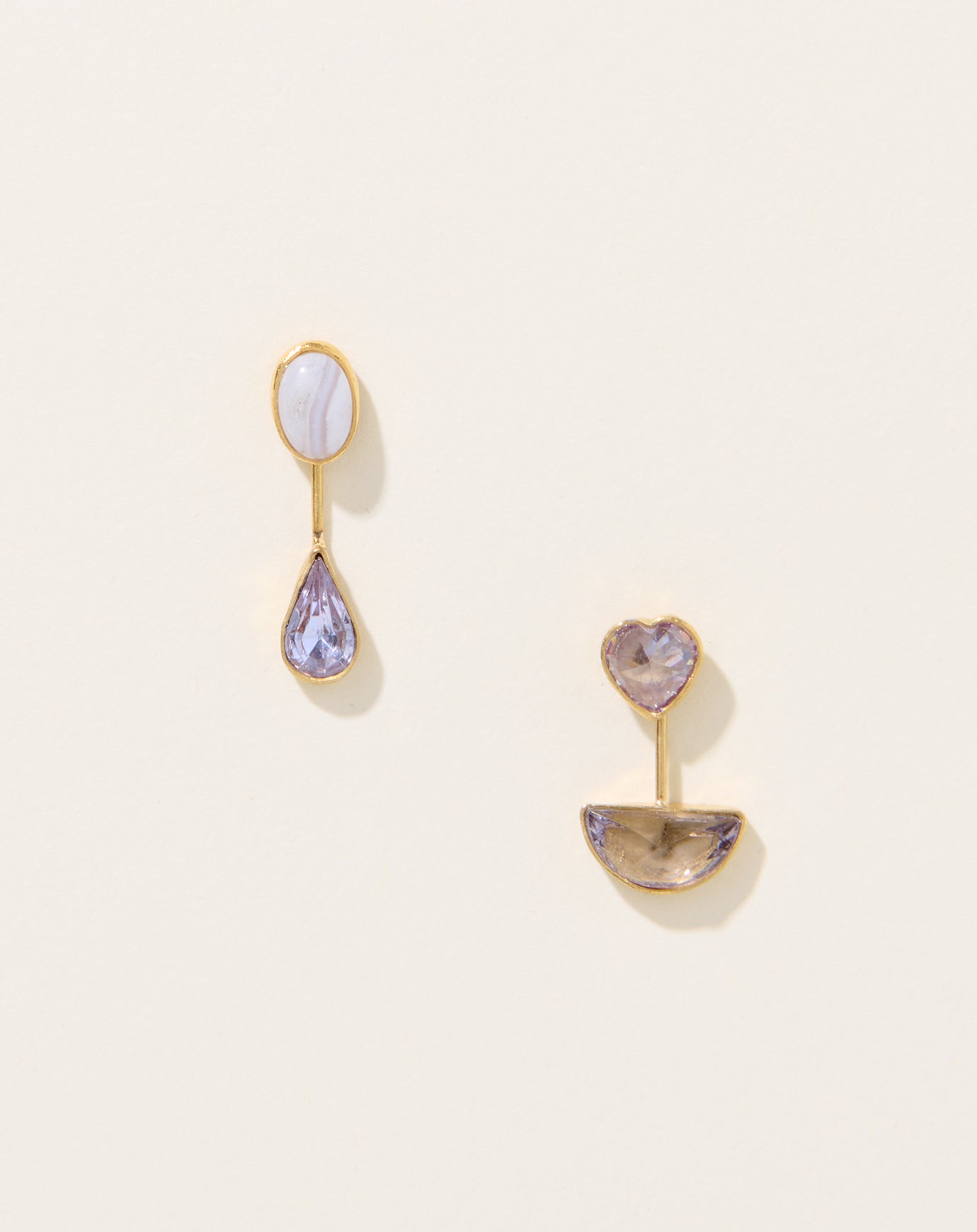 Grainne Morton Agate Detachable Drop Earrings