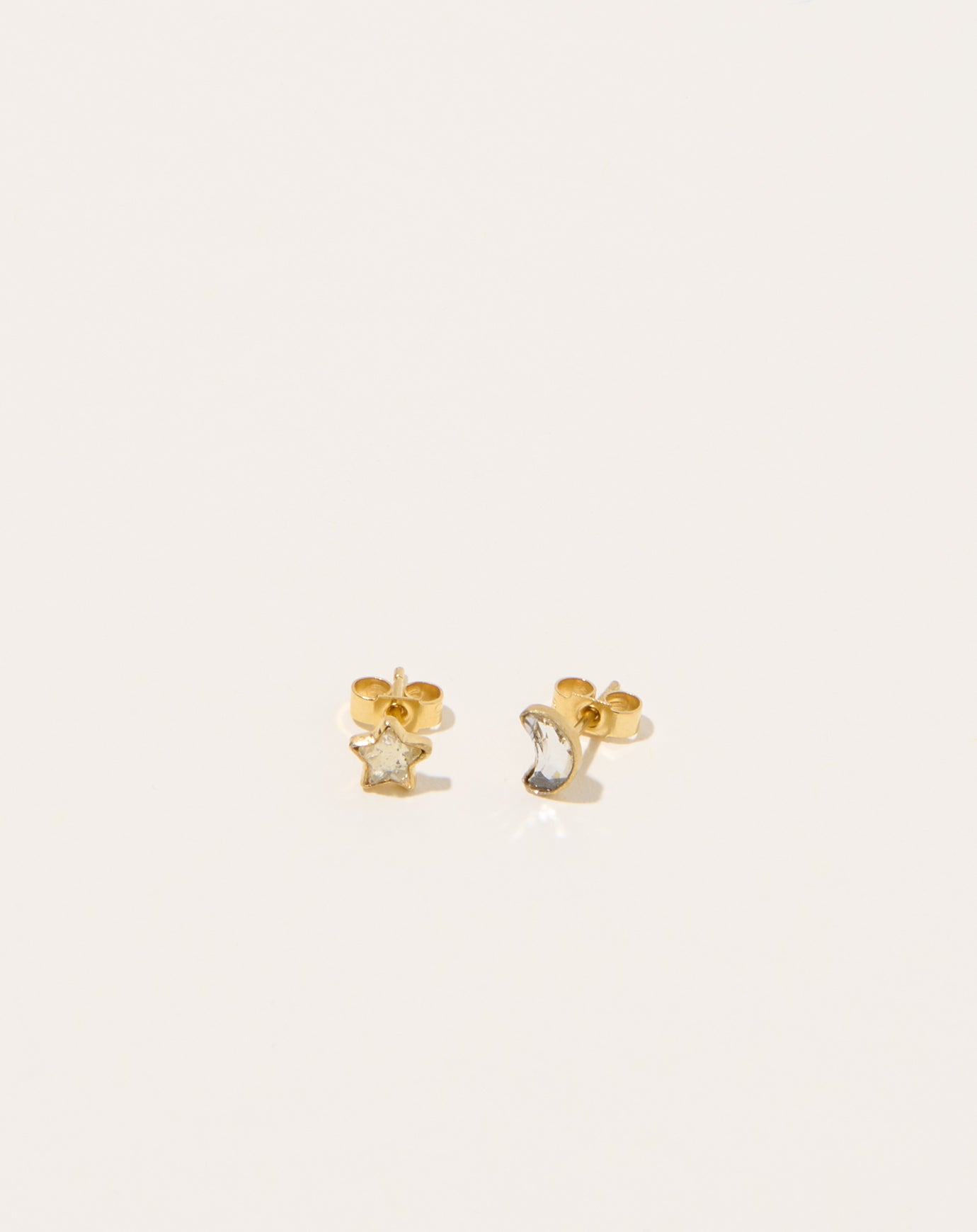 Grainne Morton Mismatched Moon and Star Studs
