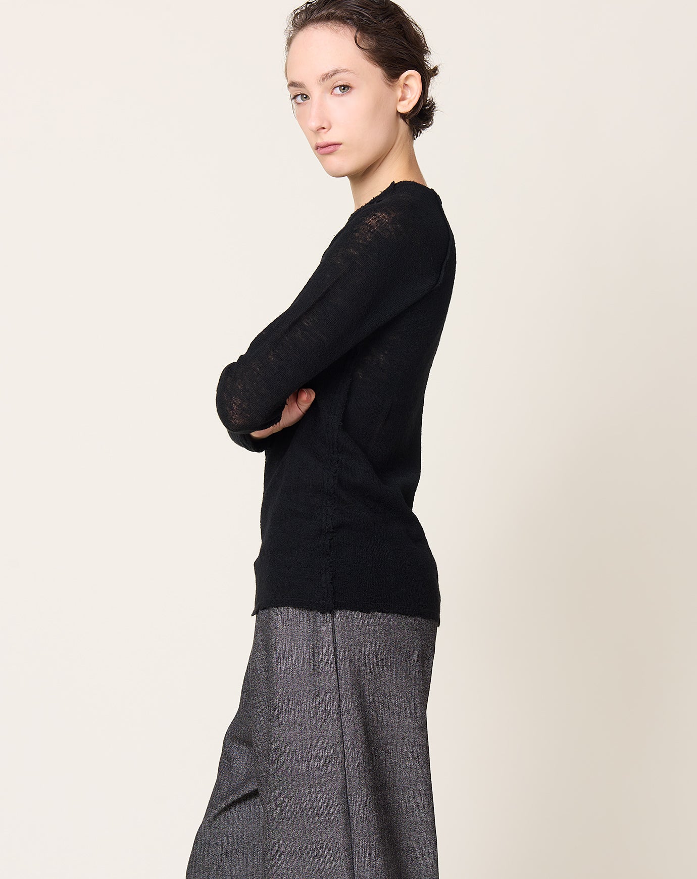 Guðrun & Guðrun Barba Round Neck in Black