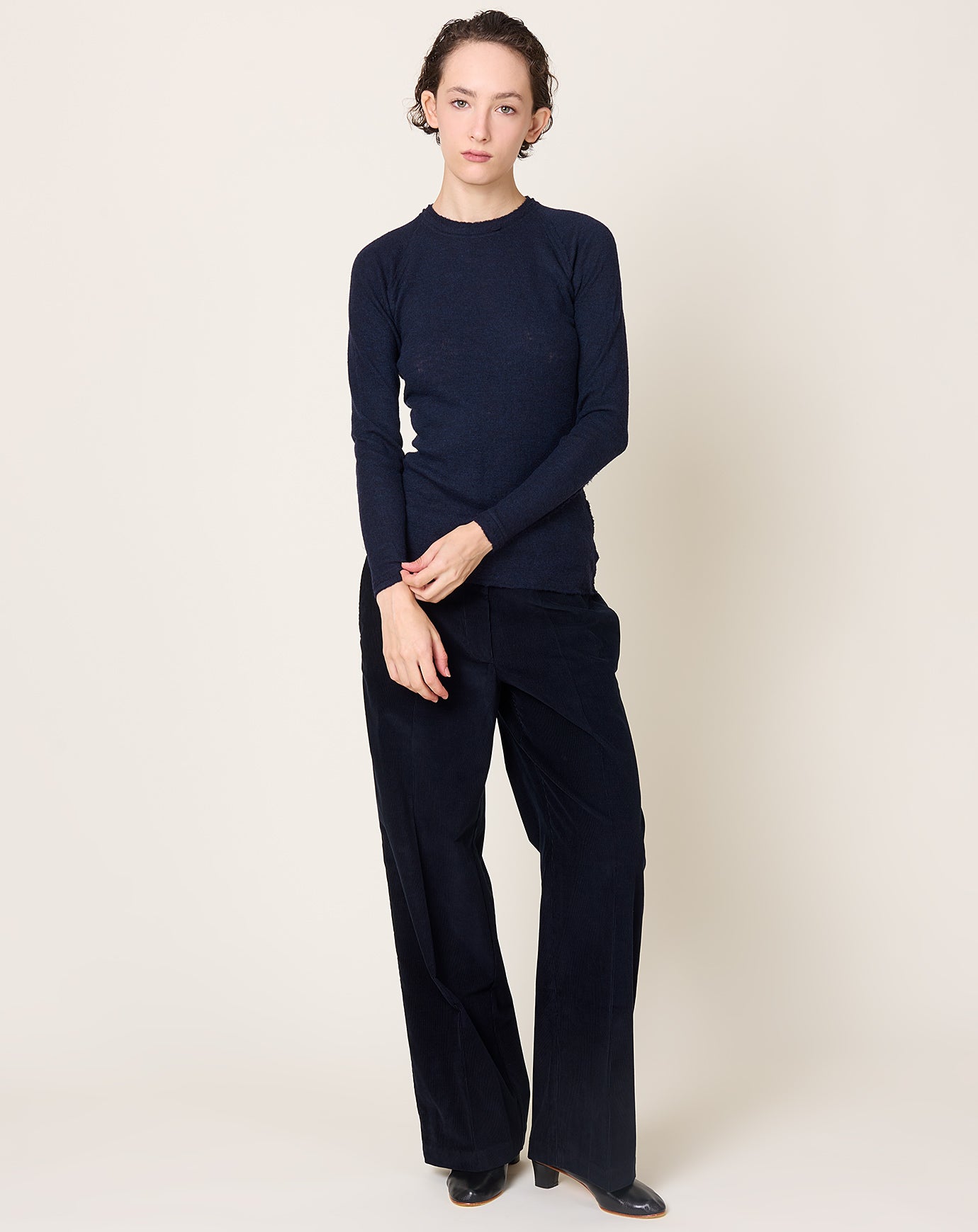 Guðrun & Guðrun Barba Round Neck in Navy
