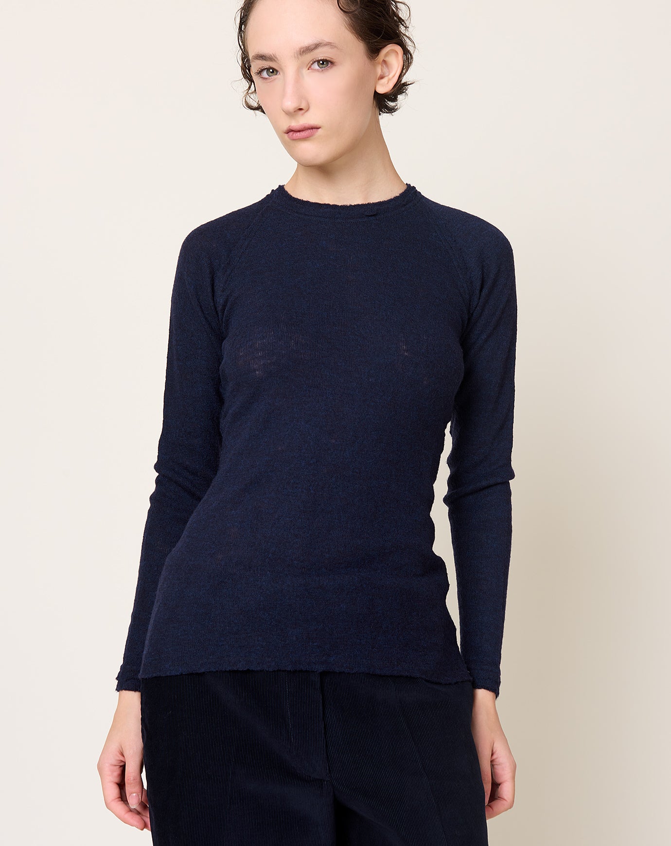 Guðrun & Guðrun Barba Round Neck in Navy