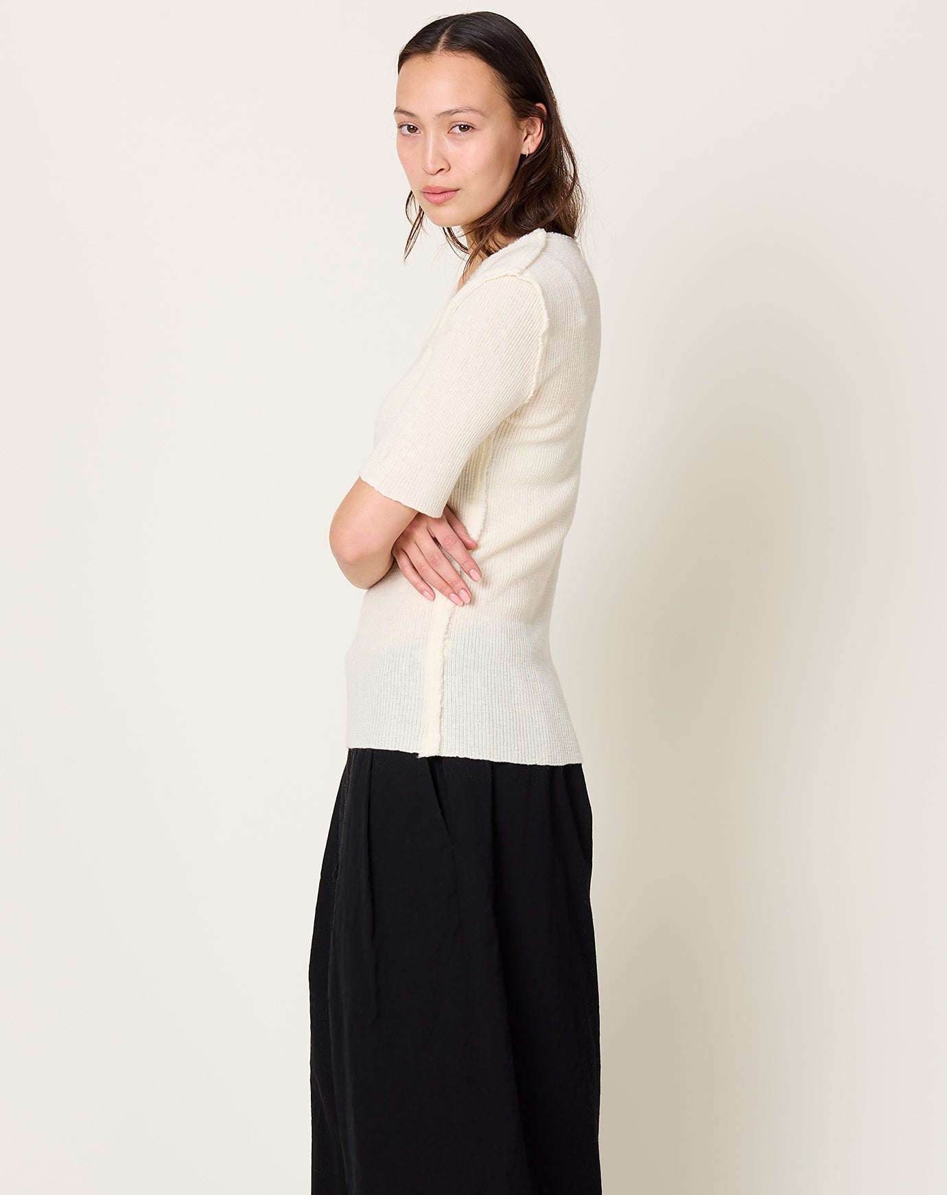 Guðrun & Guðrun Britta Tee in Off White