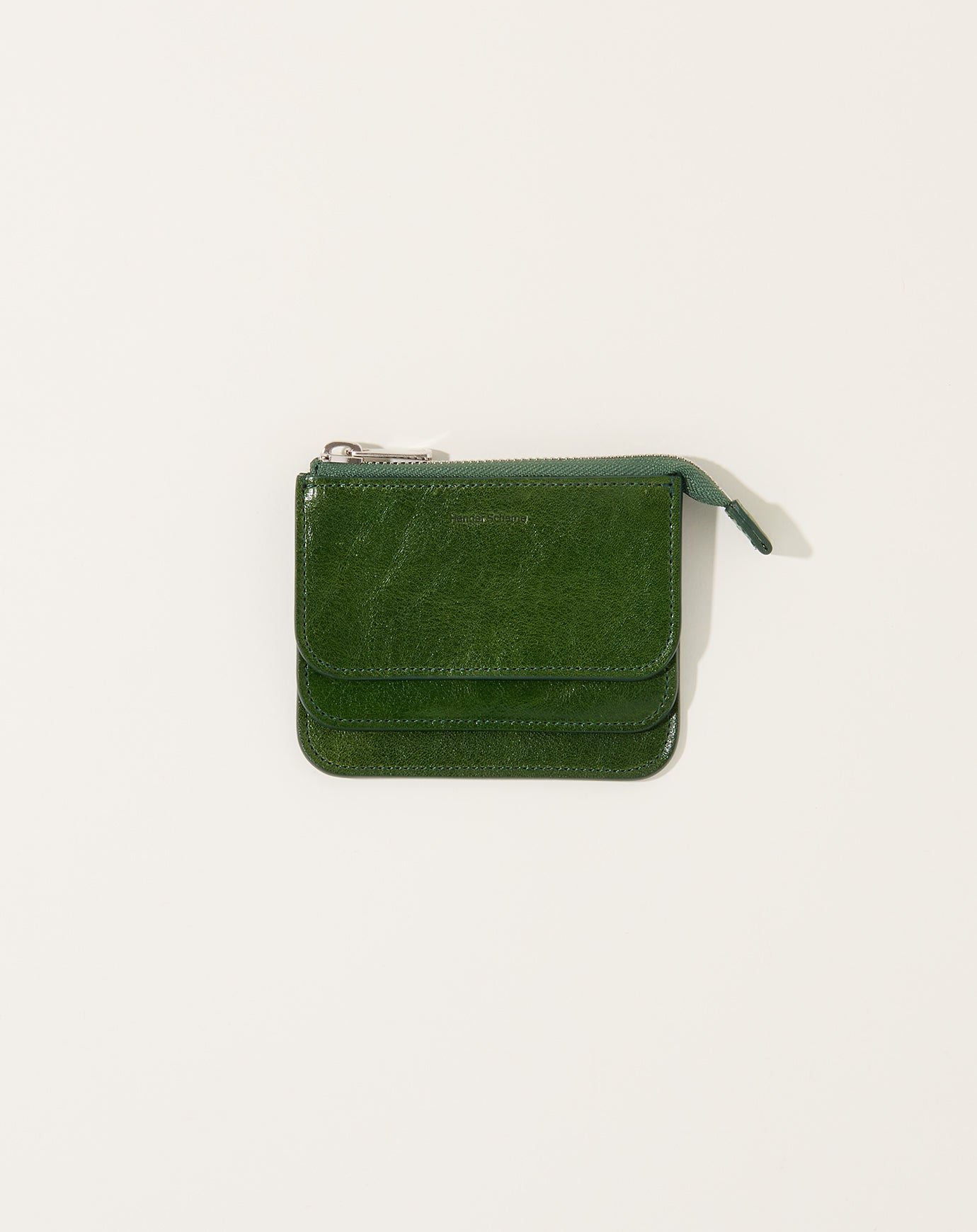 Hender Scheme 3 Layered Purse in Lime Green
