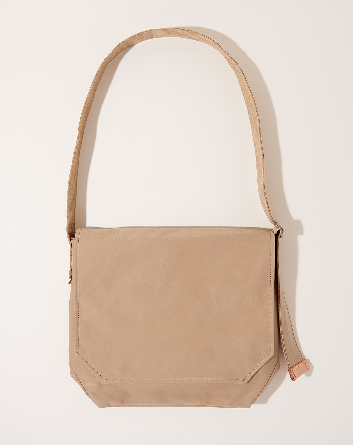 Hender Scheme Flap Shoulder Bag in Beige