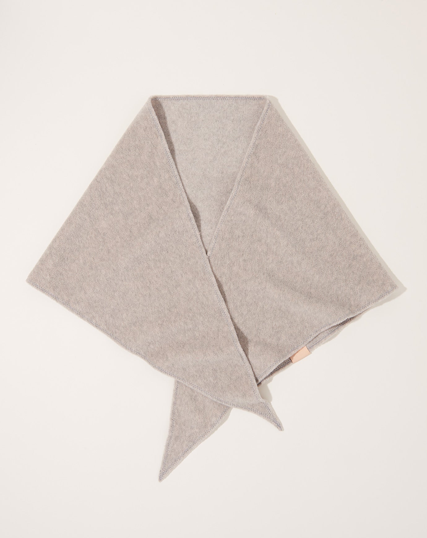 Hender Scheme Fleece Bandana in Melange Grey