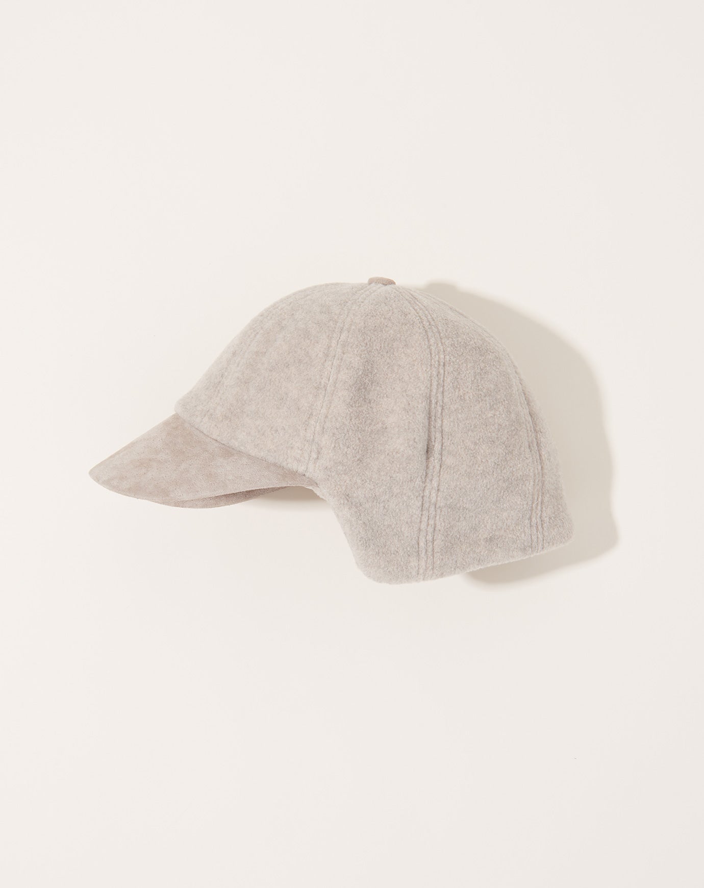 Hender Scheme Fleece Ear Cap in Melange Grey