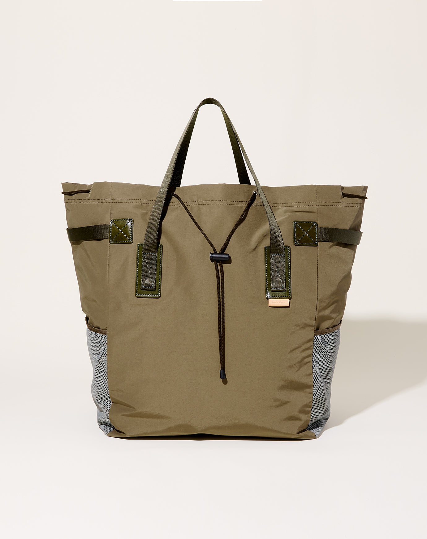 Hender Scheme Functional Tote Bag in Khaki Olive
