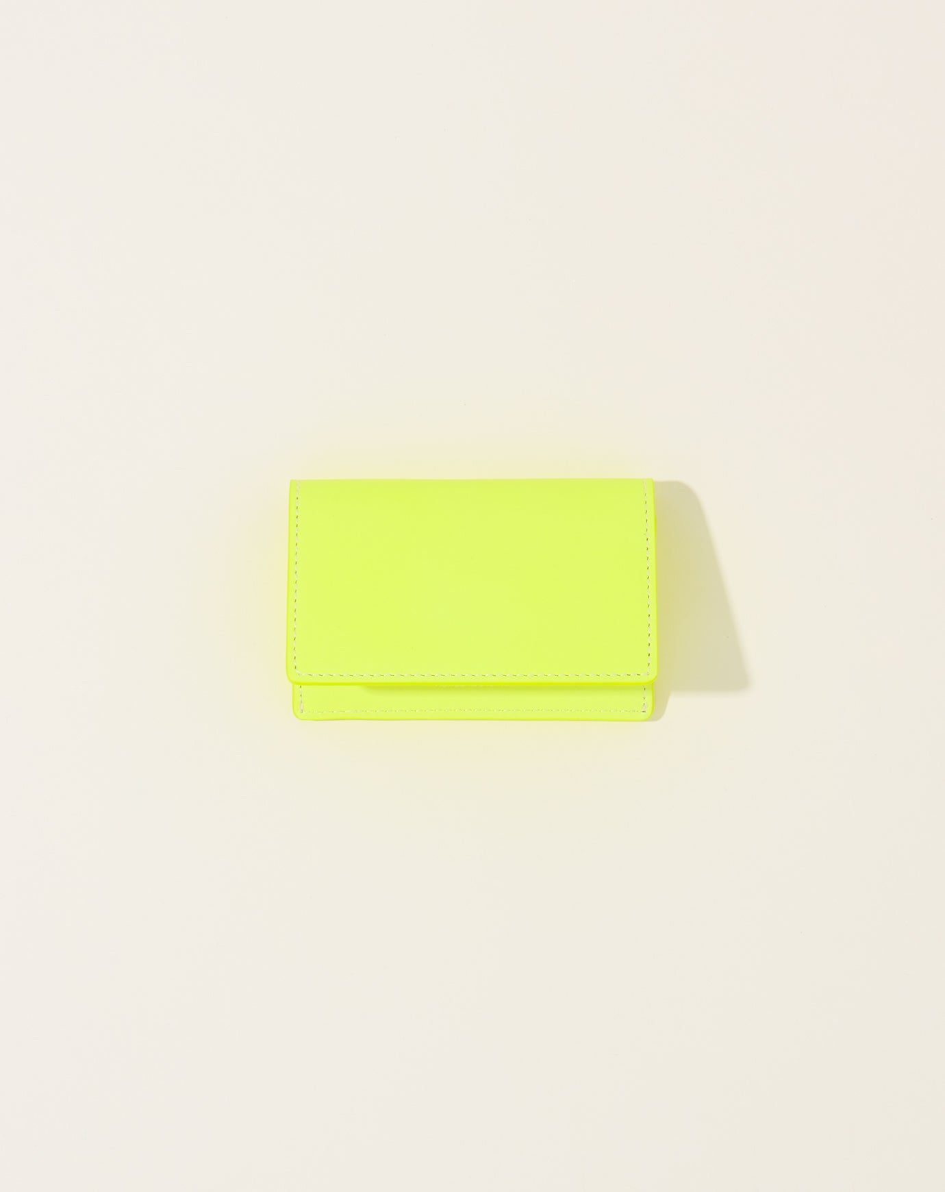 Hender Scheme Highlight Folded Card Case in Yellow