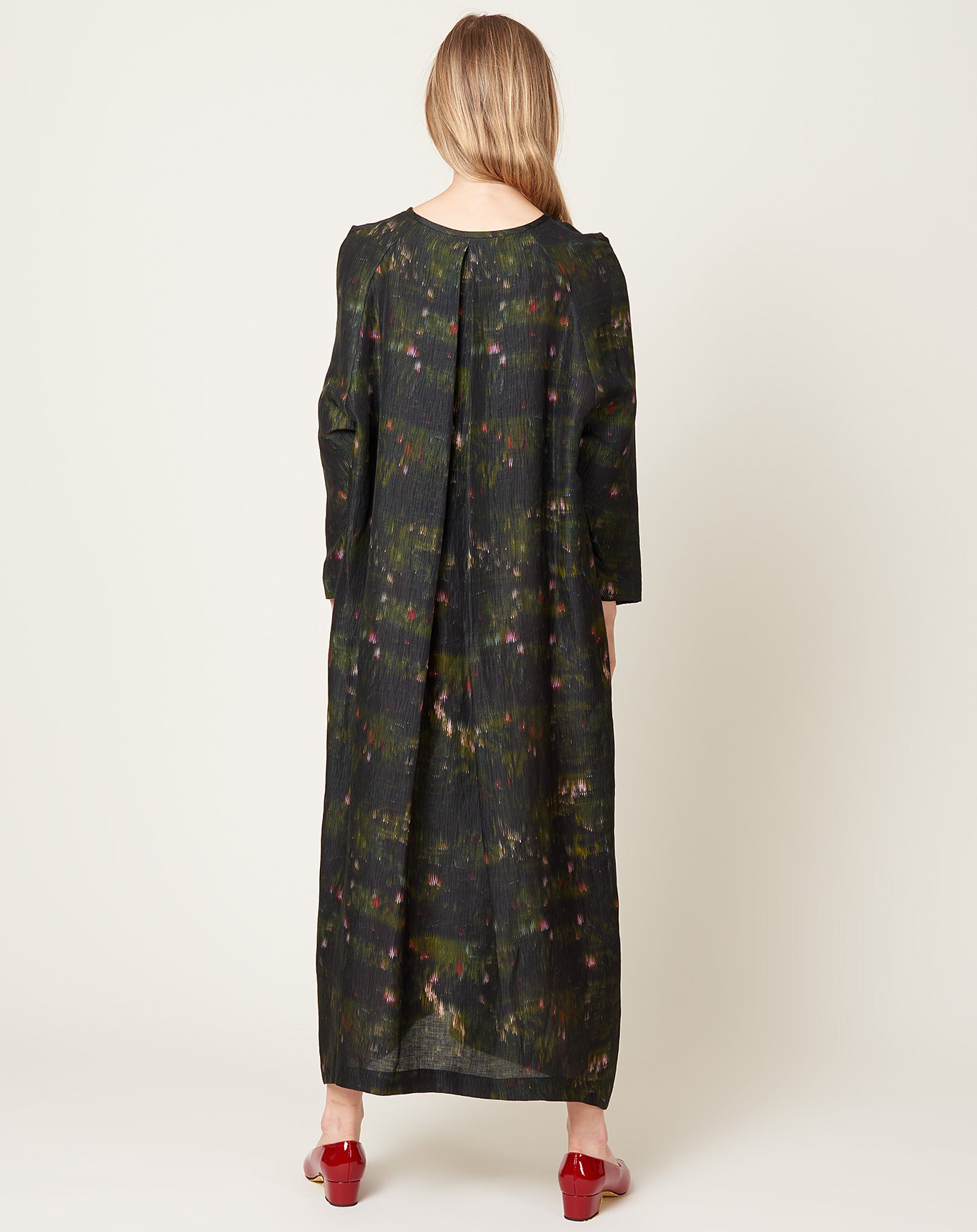 Henrik Vibskov Bind Silk Dress in Dark Bouquet