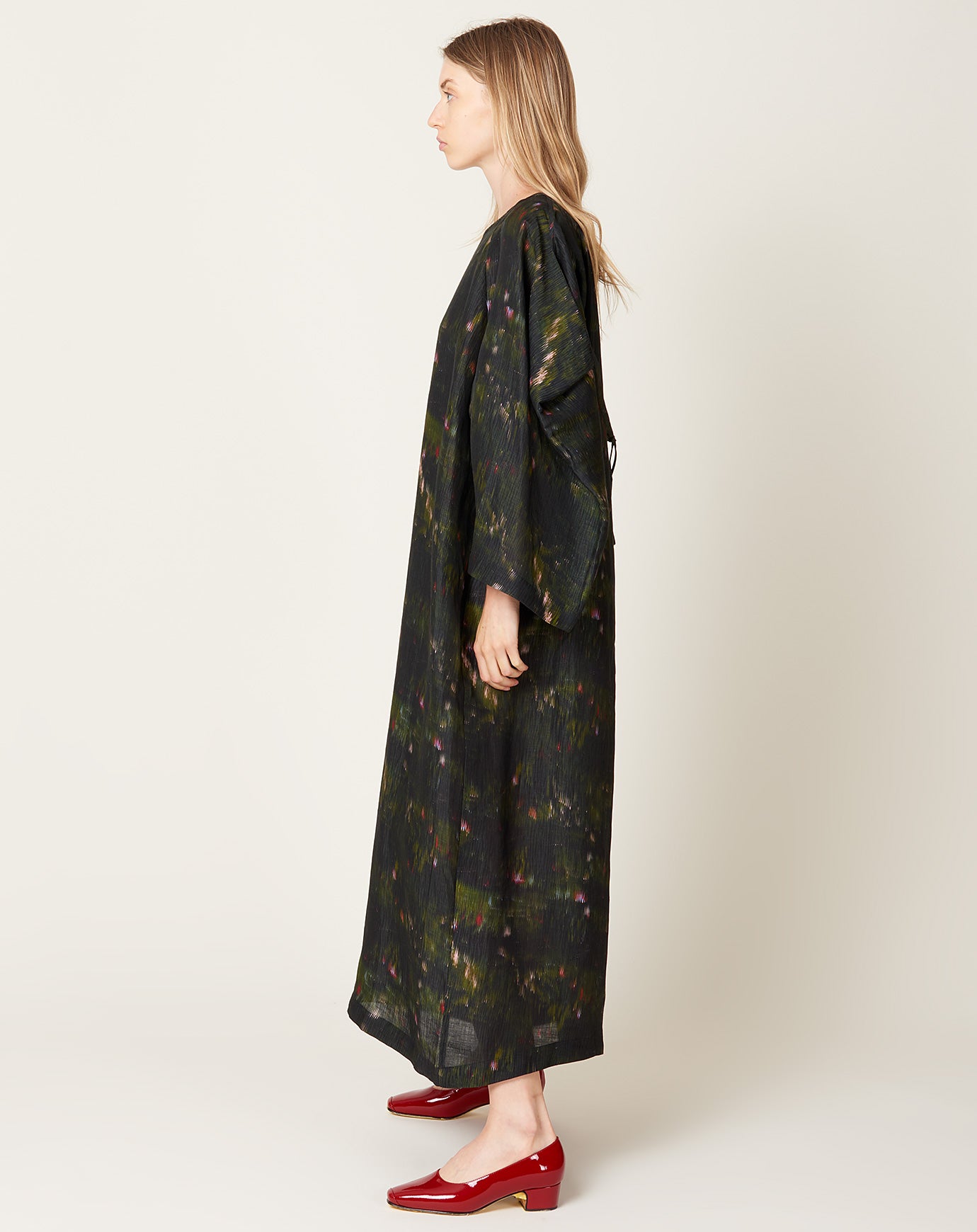 Henrik Vibskov Bind Silk Dress in Dark Bouquet