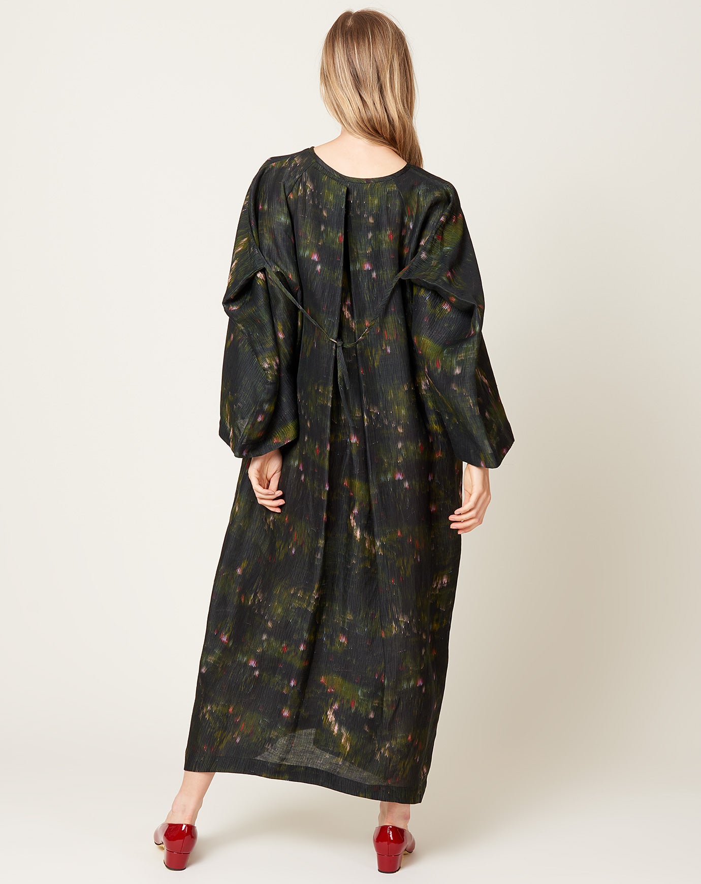 Henrik Vibskov Bind Silk Dress in Dark Bouquet