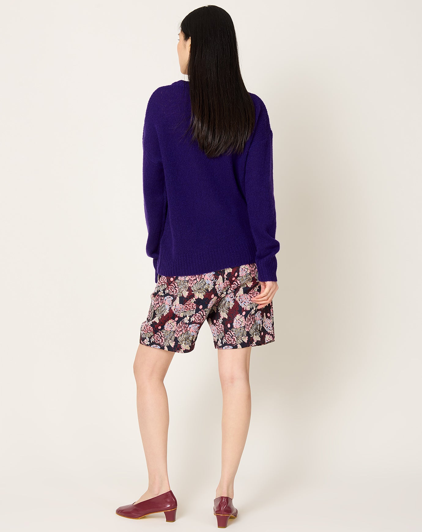 Henrik Vibskov Claus Shorts in Navy Chickens