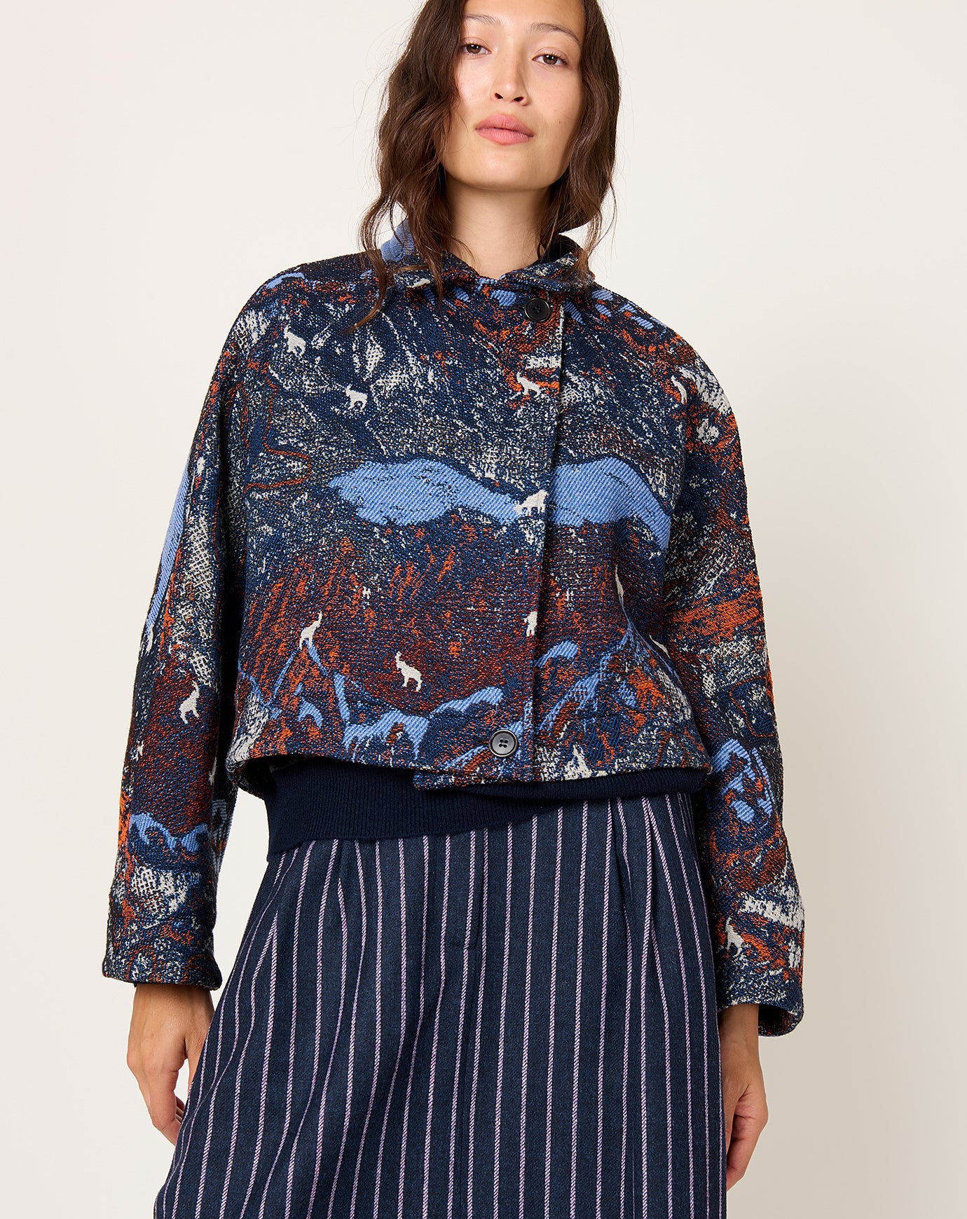 Henrik Vibskov Dartbi Jacket in Gobelin Goats