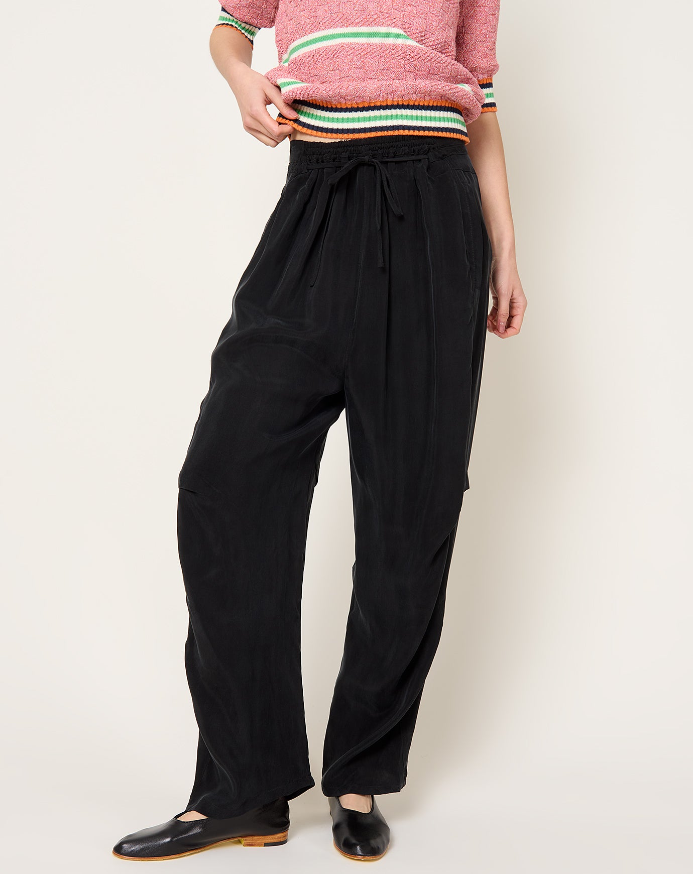 Henrik Vibskov Drawstring Pants in Black