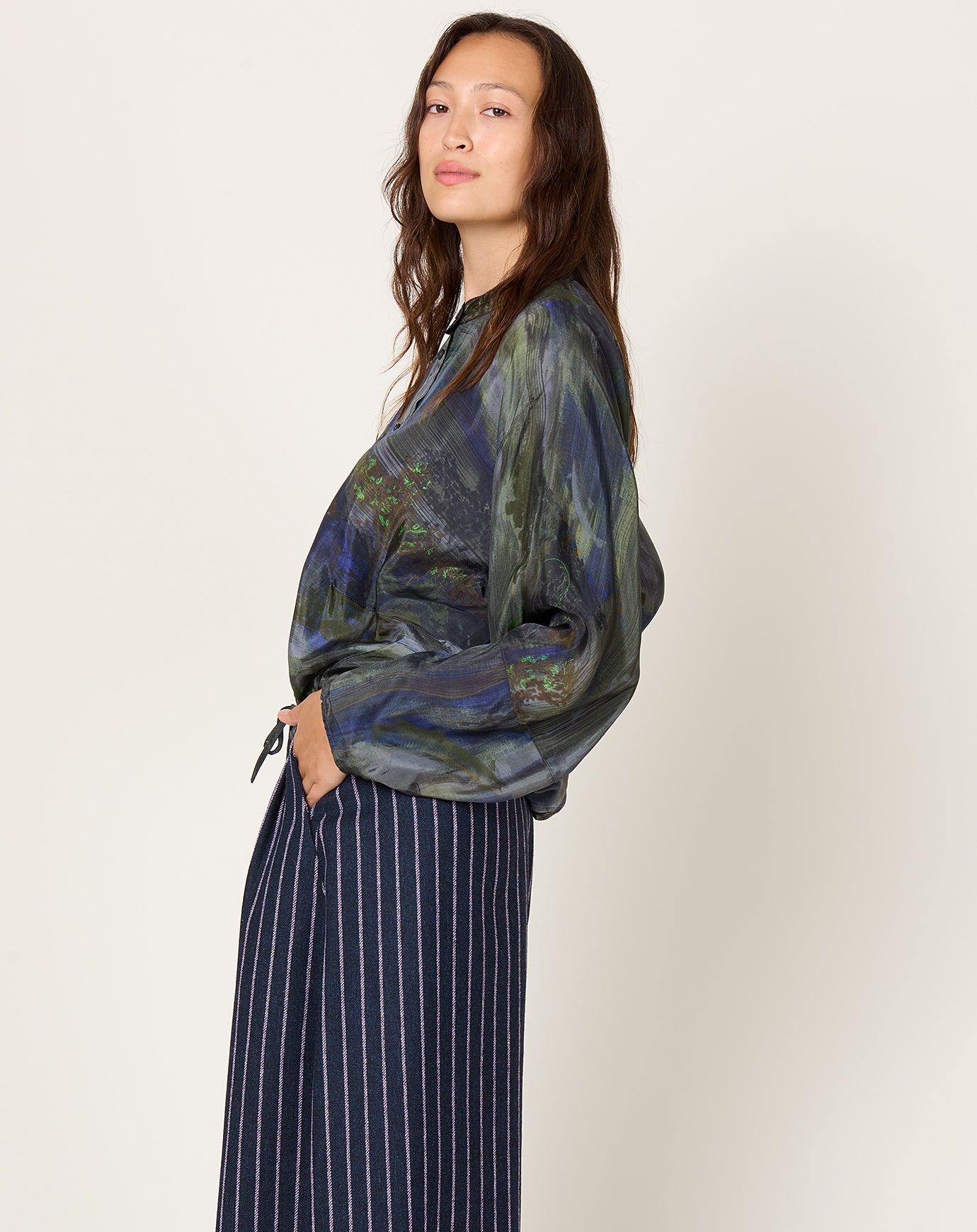 Henrik Vibskov Flat Shirt in Fishes Light