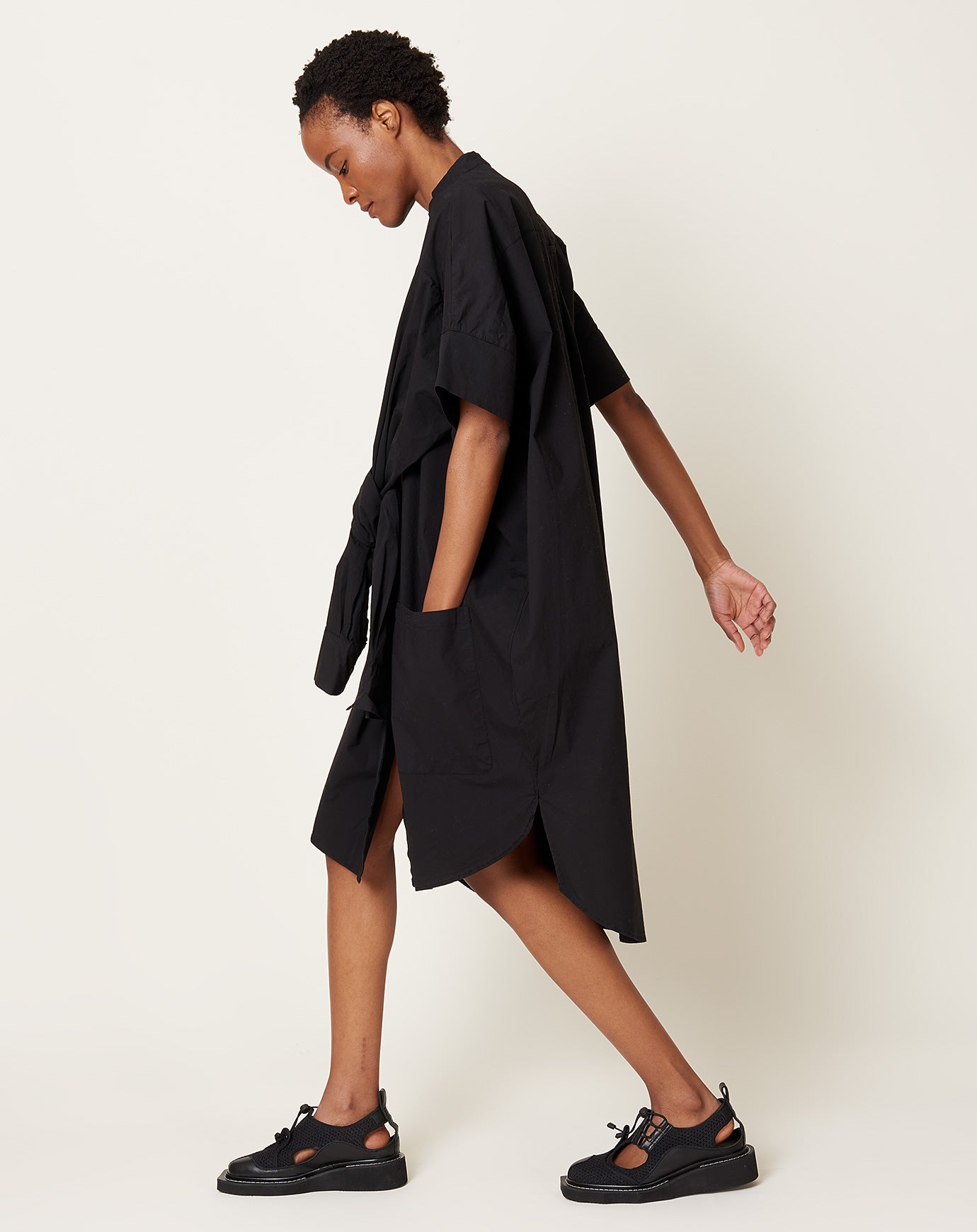 Henrik Vibskov Fold Shirt Dress in Black