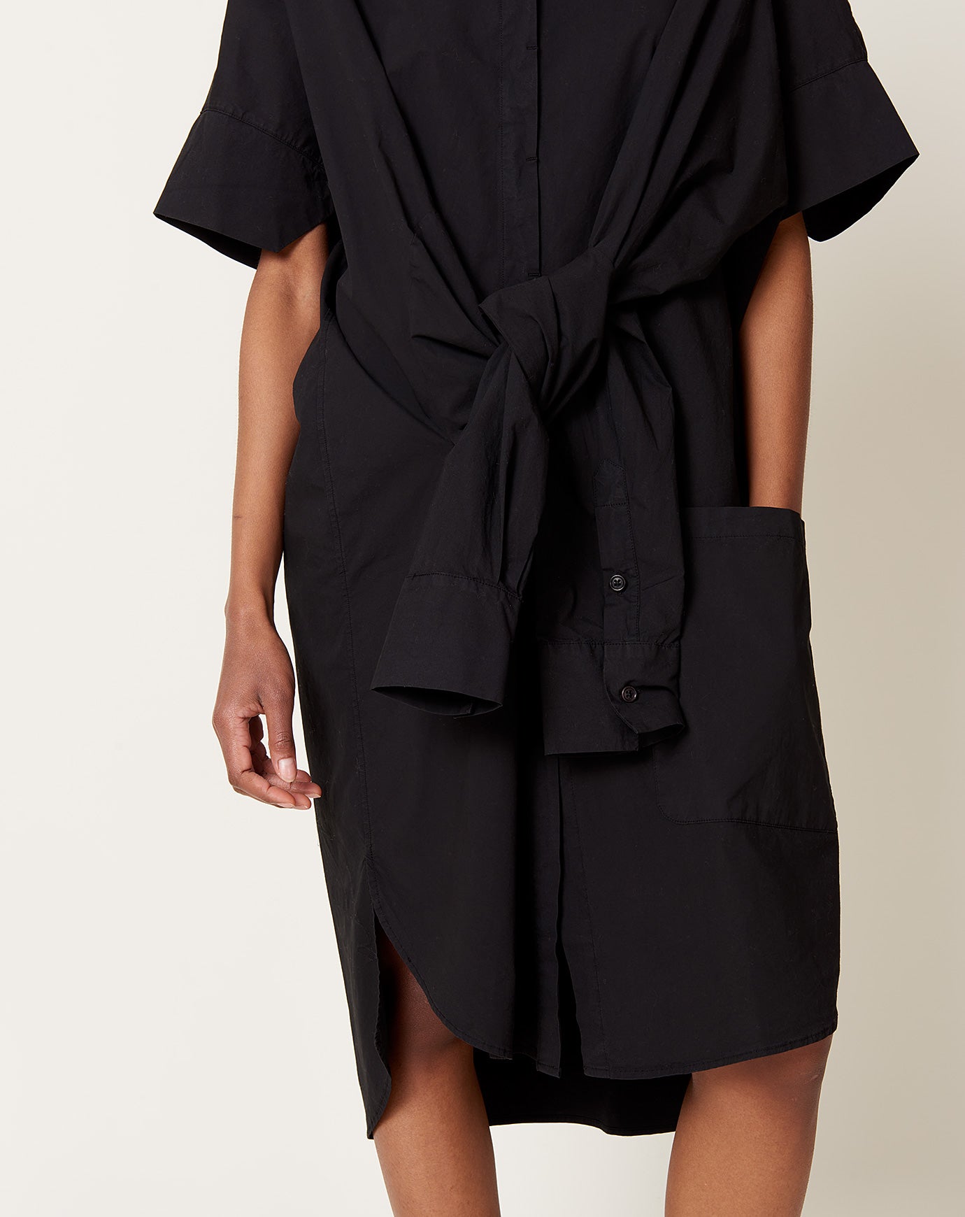 Henrik Vibskov Fold Shirt Dress in Black