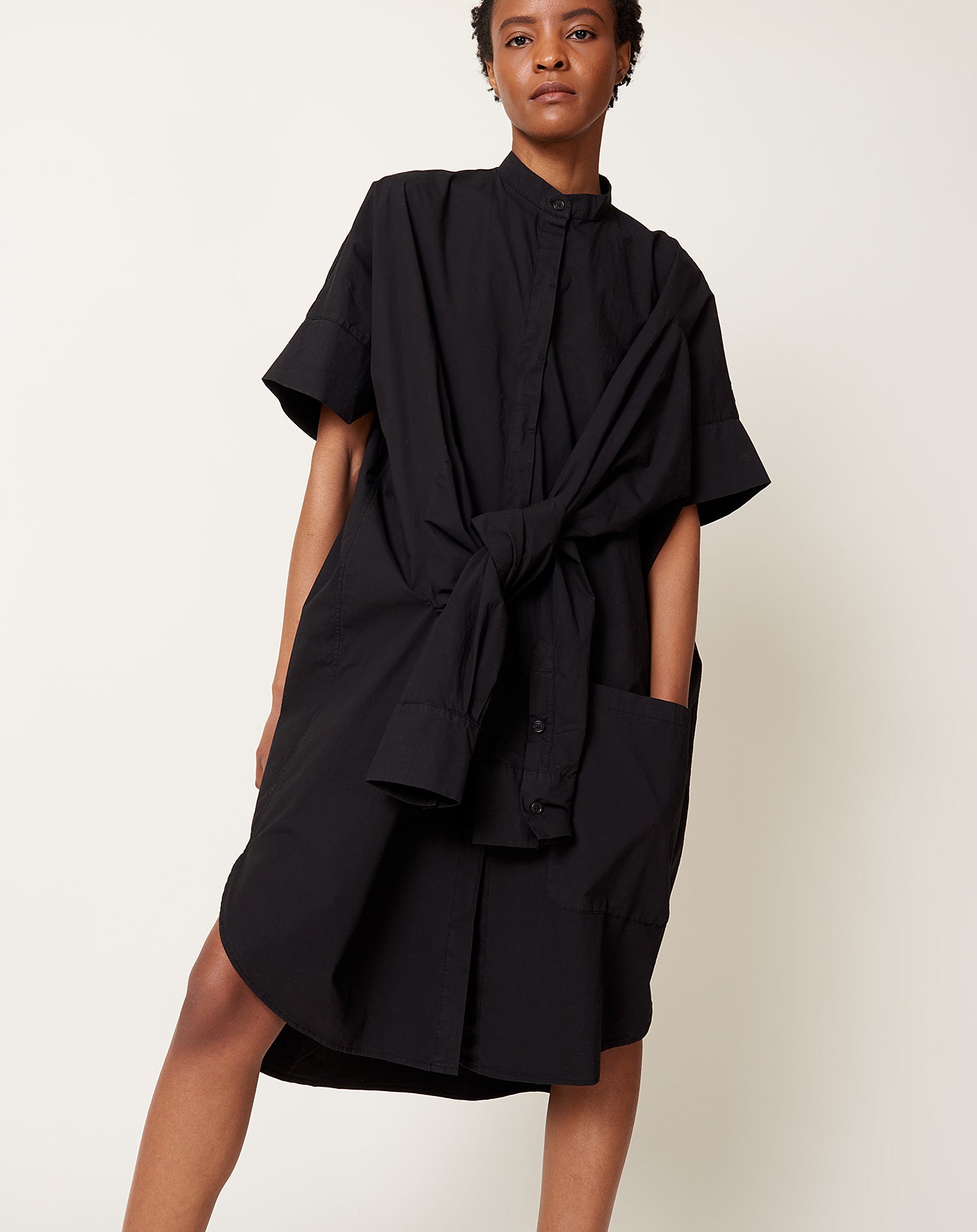 Henrik Vibskov Fold Shirt Dress in Black