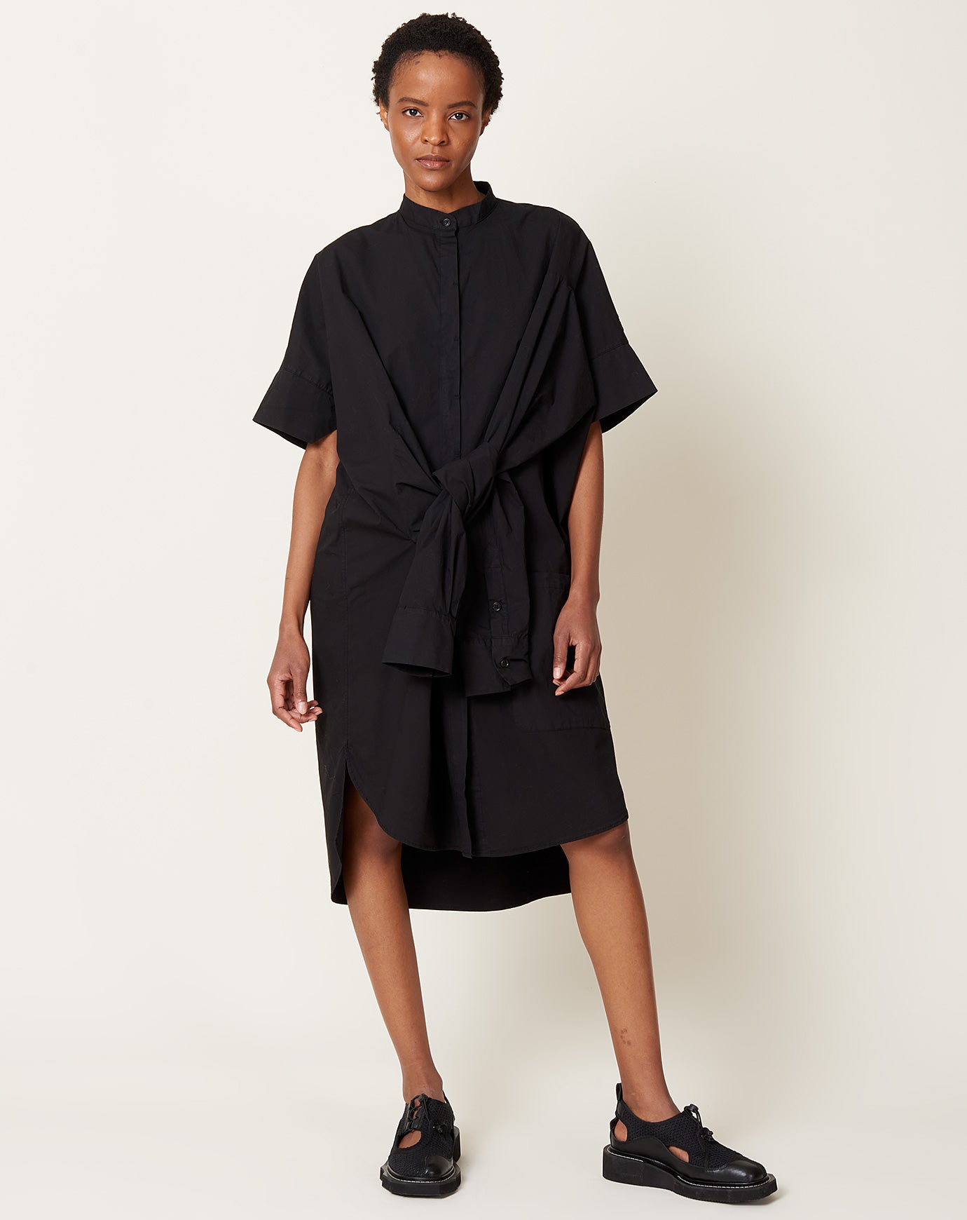 Henrik Vibskov Fold Shirt Dress in Black