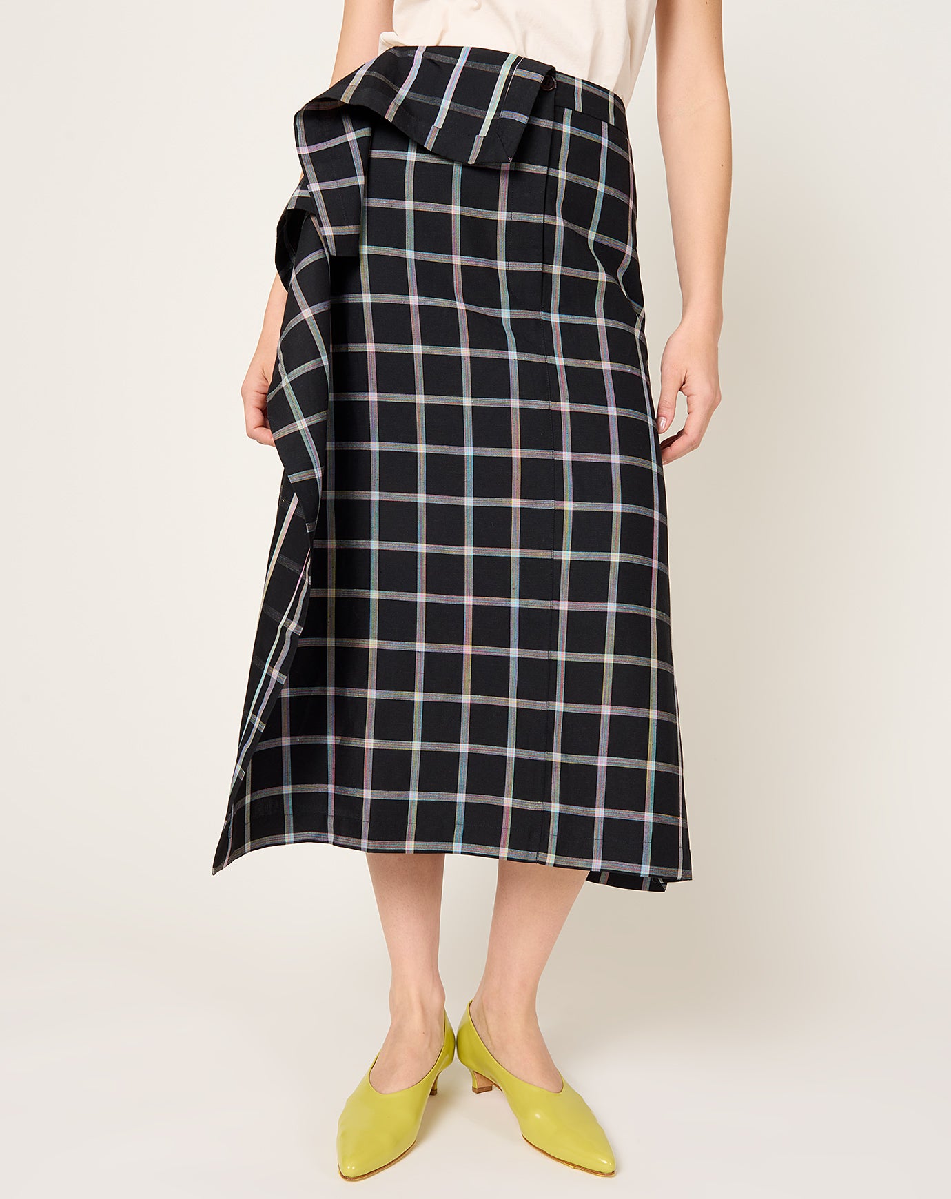 Henrik Vibskov OcuSkirt in Black Checks
