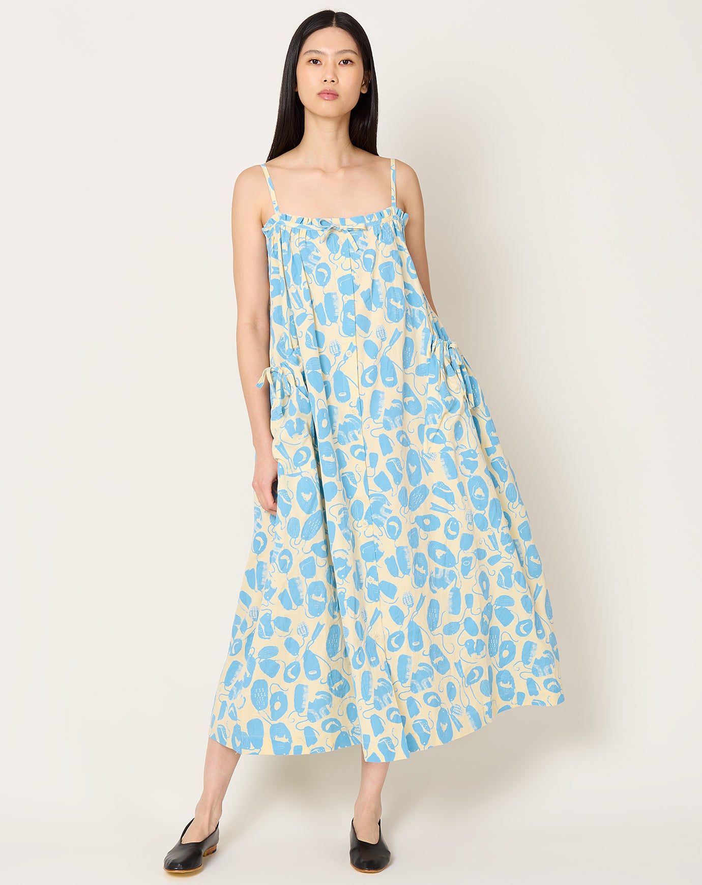 Henrik Vibskov Rooster Dress in Ecru Amulets