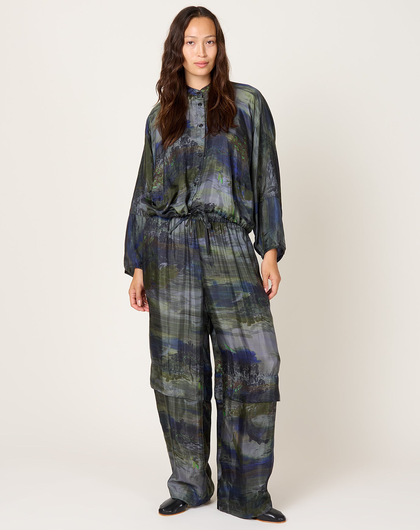 Henrik Vibskov Shants Pants in Fishes Light
