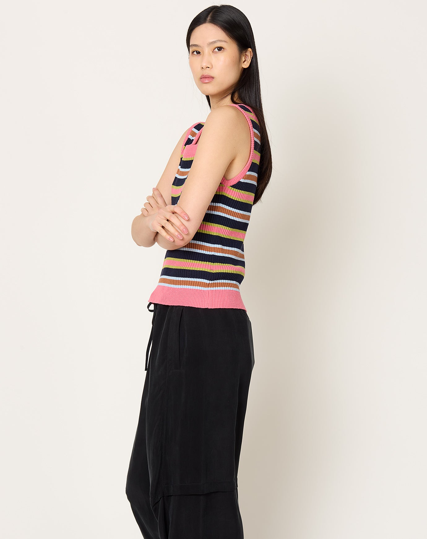 Henrik Vibskov Silk Stripes Singlet