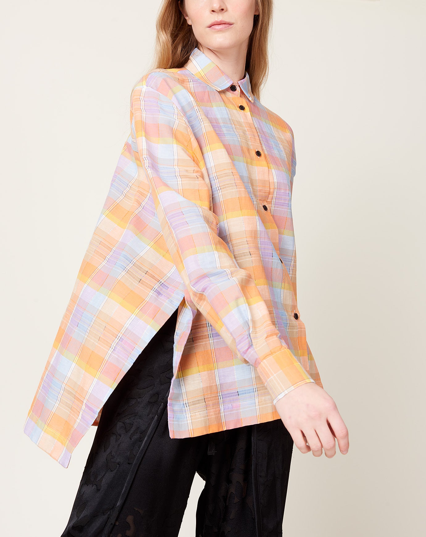 Henrik Vibskov Tape Shirt in Multi Checks