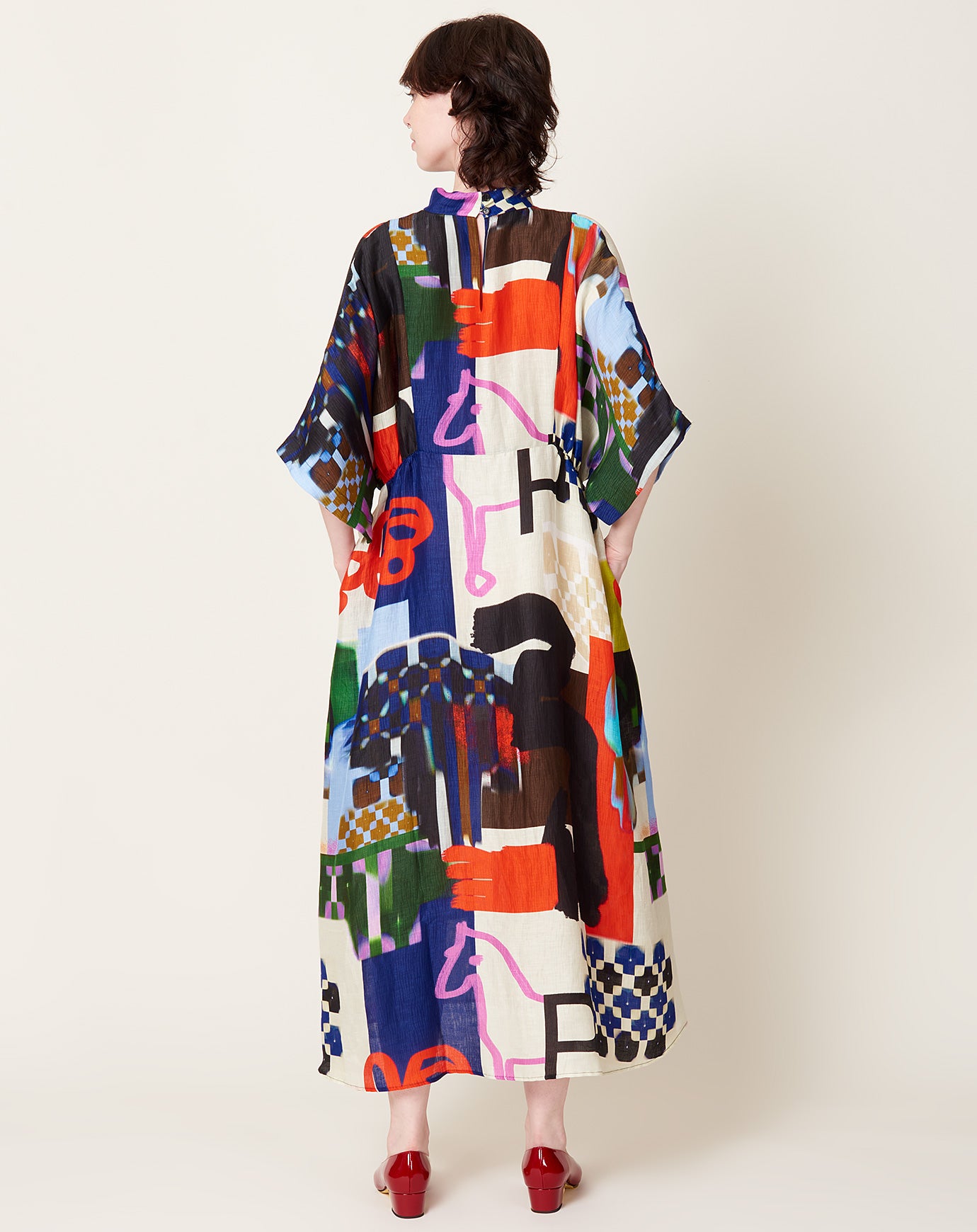 Henrik Vibskov Very Turtle Dress in Playground Collage