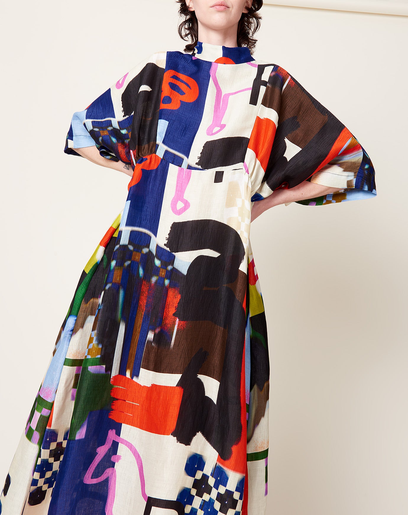 Henrik Vibskov Very Turtle Dress in Playground Collage