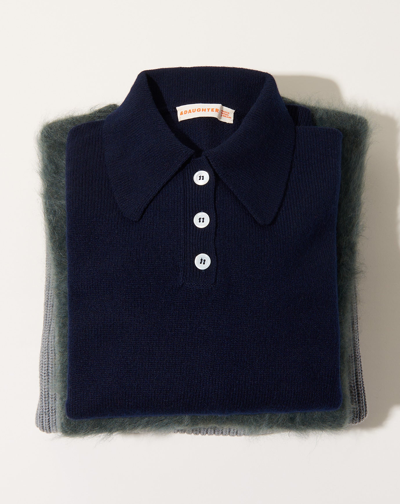 &Daughter Edith Polo Shirt in Navy