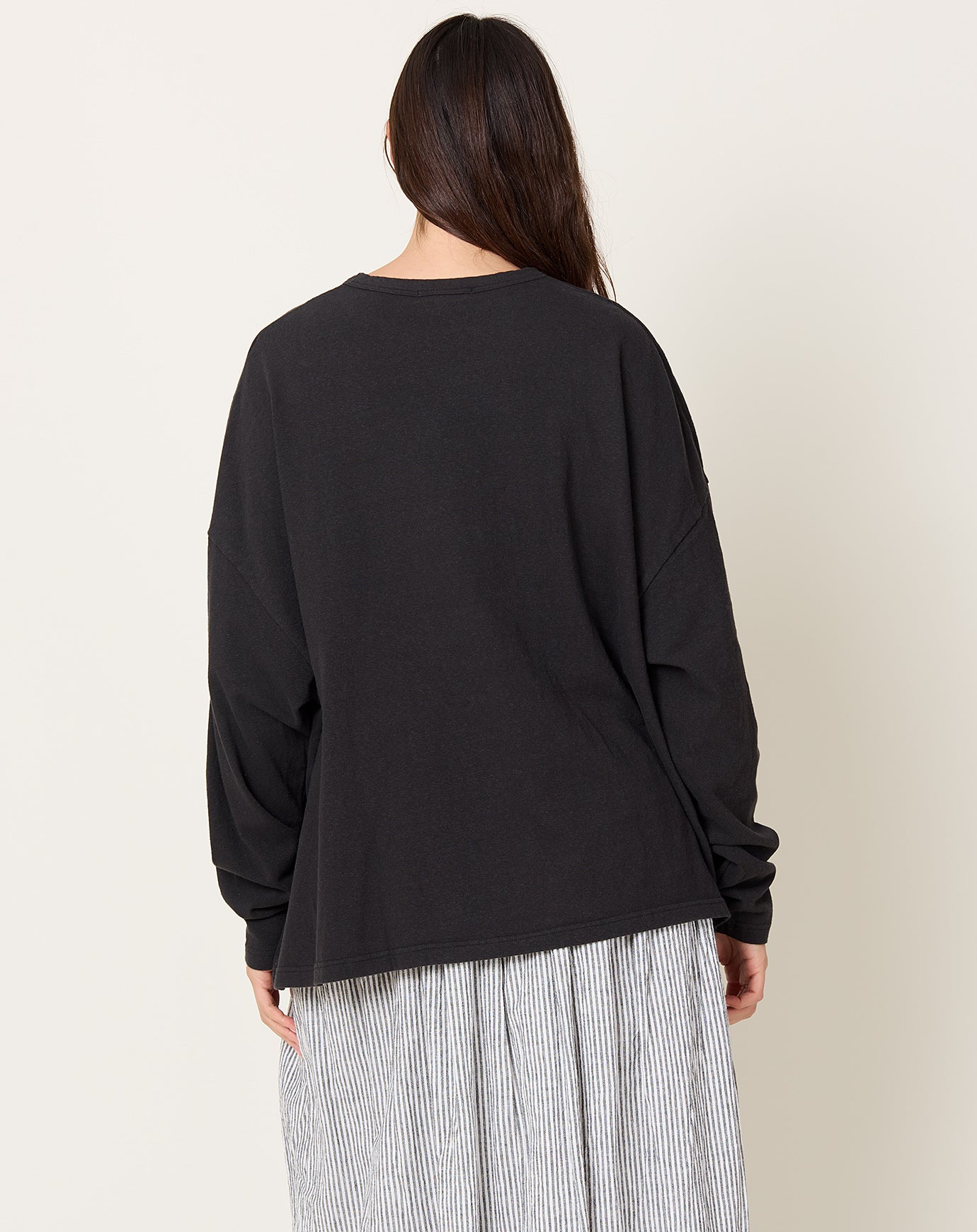 Ichi Antiquités Loose Pullover in Black