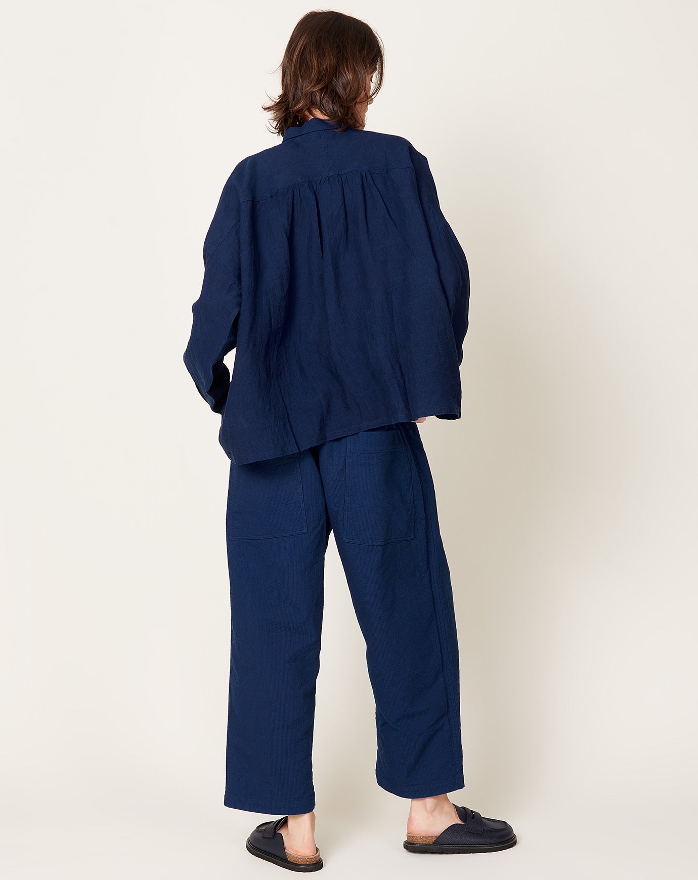 Ichi Antiquités SASHIKO INDIGO Pants