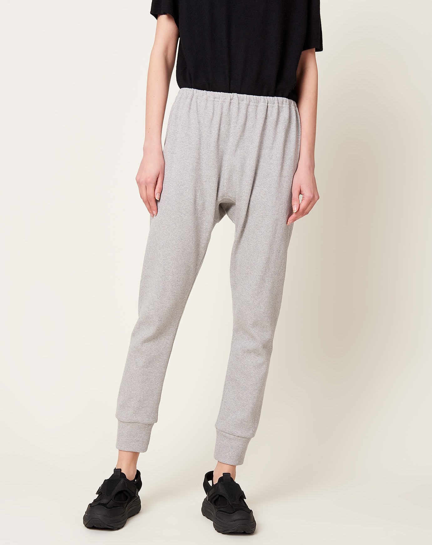 Ichi Knit Jogger Pant in Grey