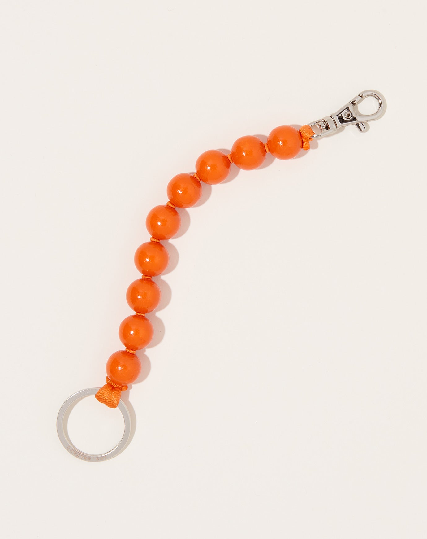 Ina Seifart Big Perlen Short Keyholder in Orange