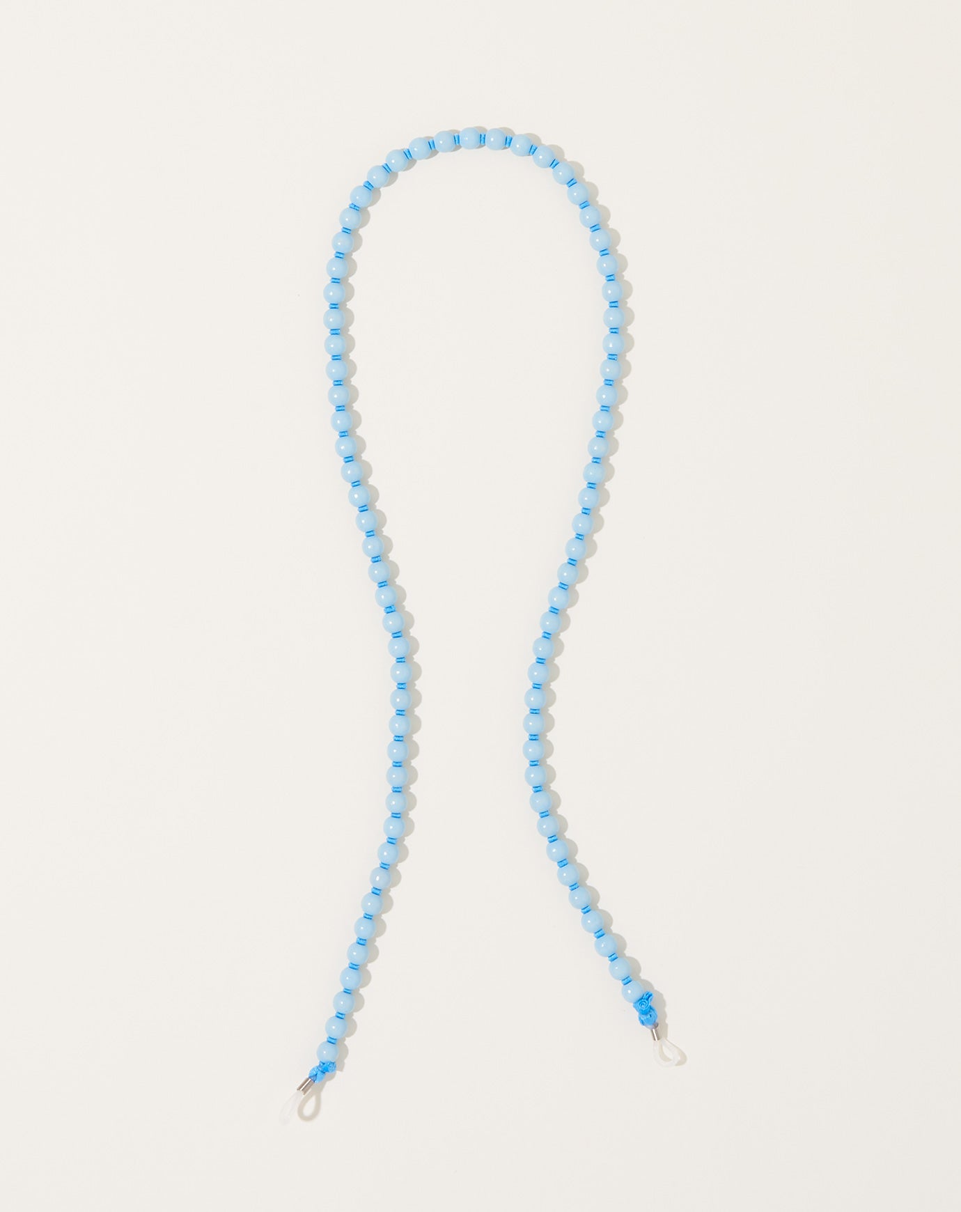 Ina Seifart Brillenkette Eyeglass Chain in Pastel Blue on Sky Blue