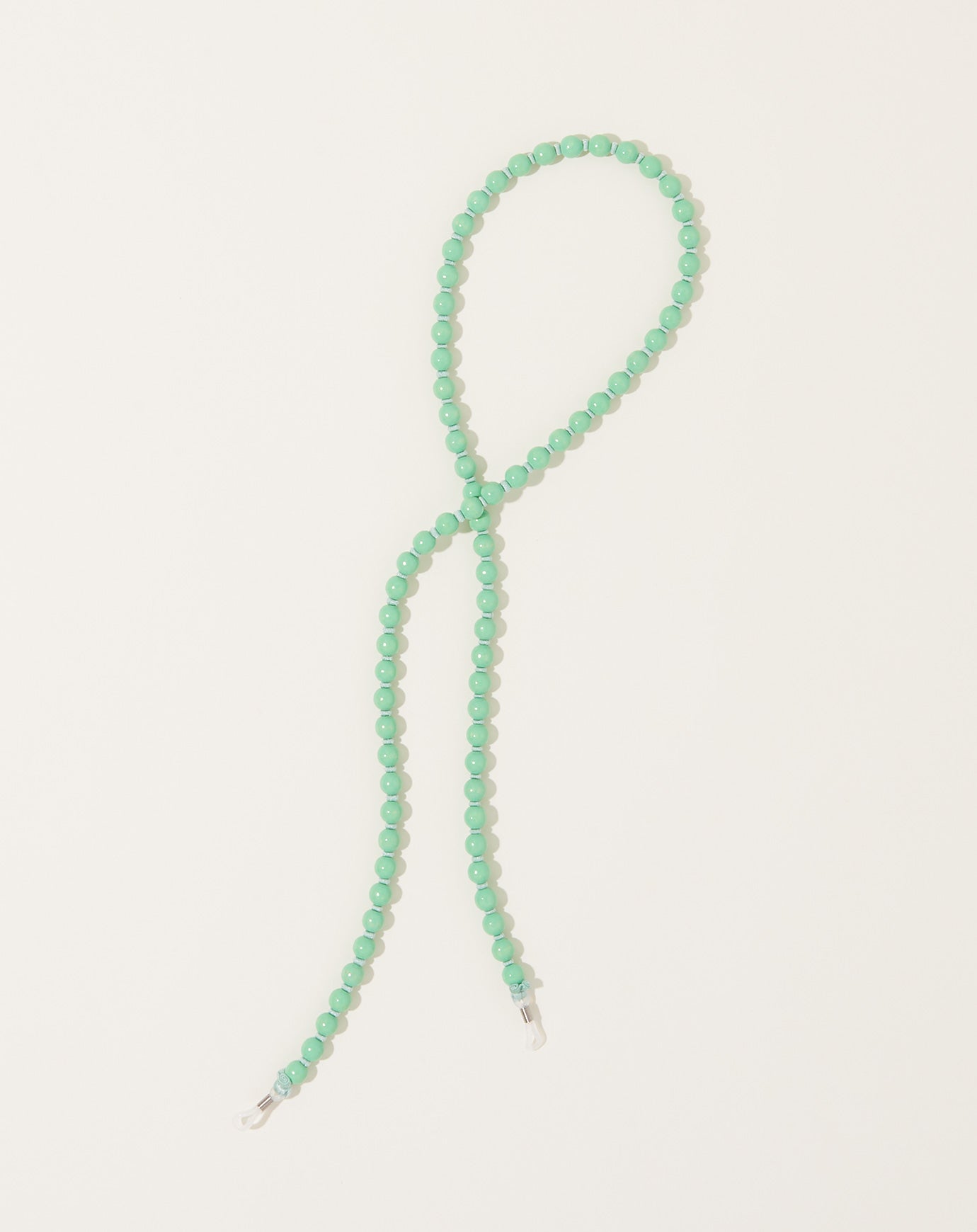 Ina Seifart Brillenkette Eyeglass Chain in Pastel Green on Salvia