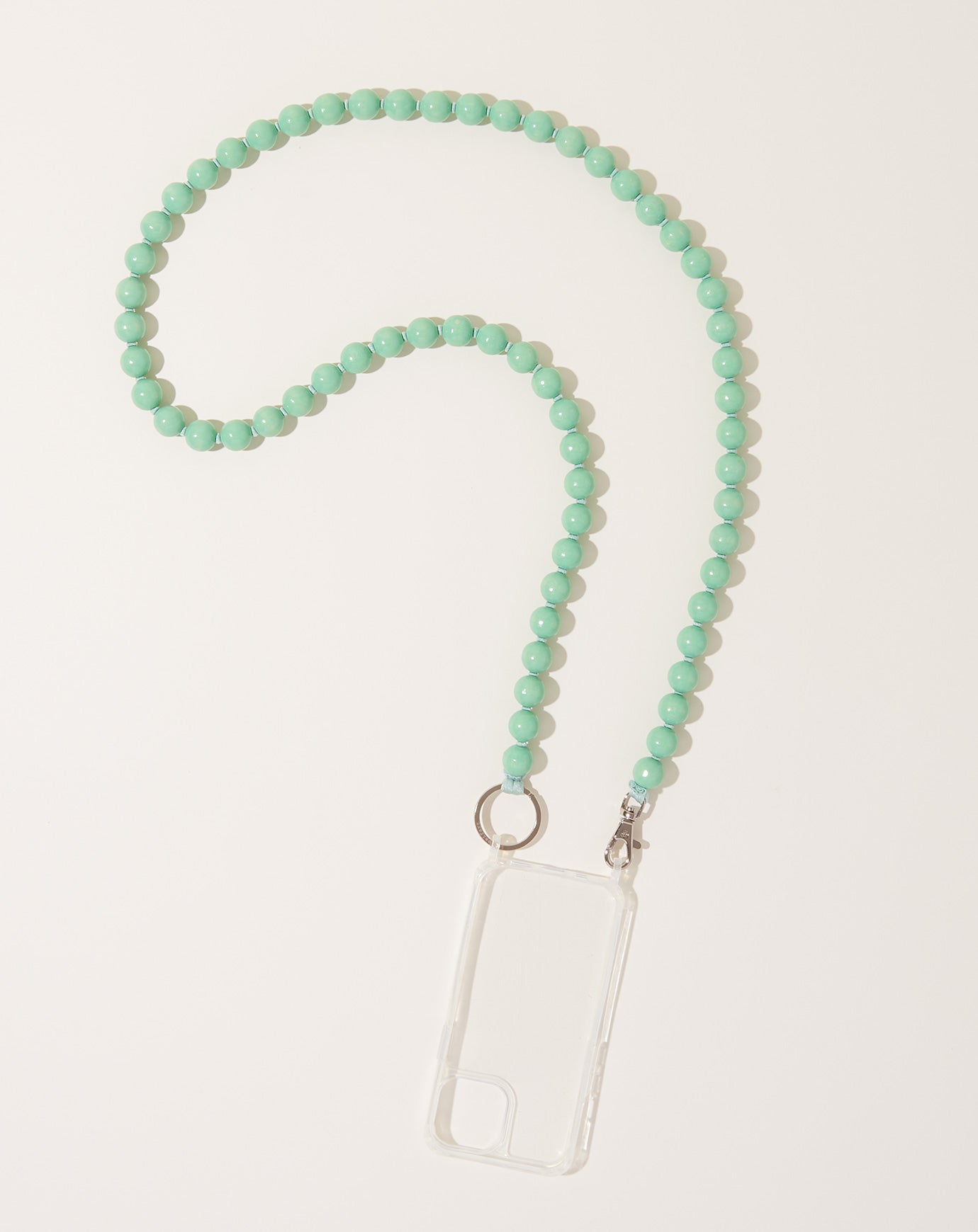 Ina Seifart Handykette Big iPhone Necklace in Pastel Green on Salvia