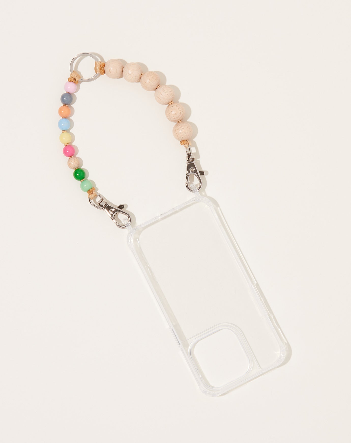 Ina Seifart Handykette Short iPhone Holder in Natural and Pastel Mix