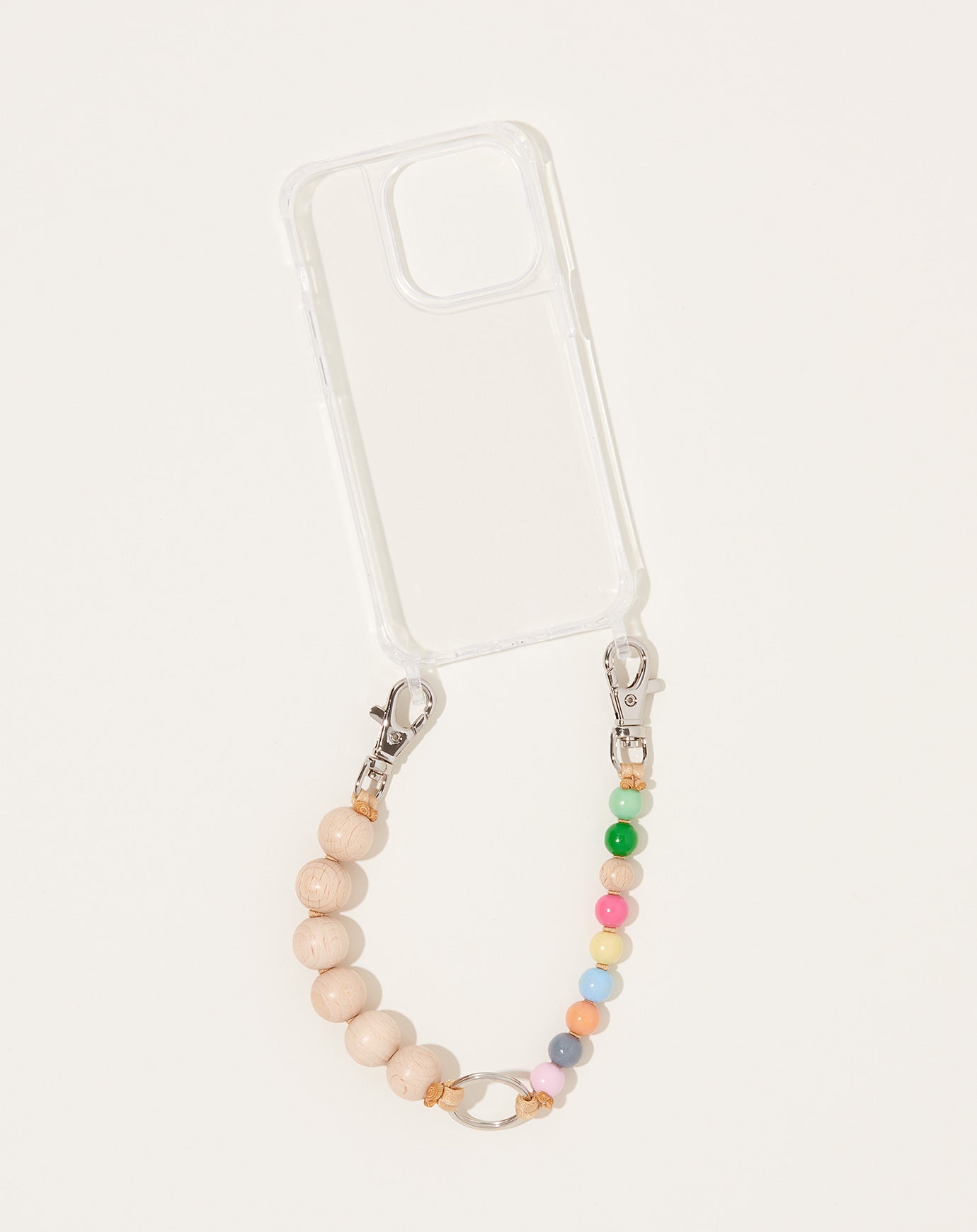 Ina Seifart Handykette Short iPhone Holder in Natural and Pastel Mix