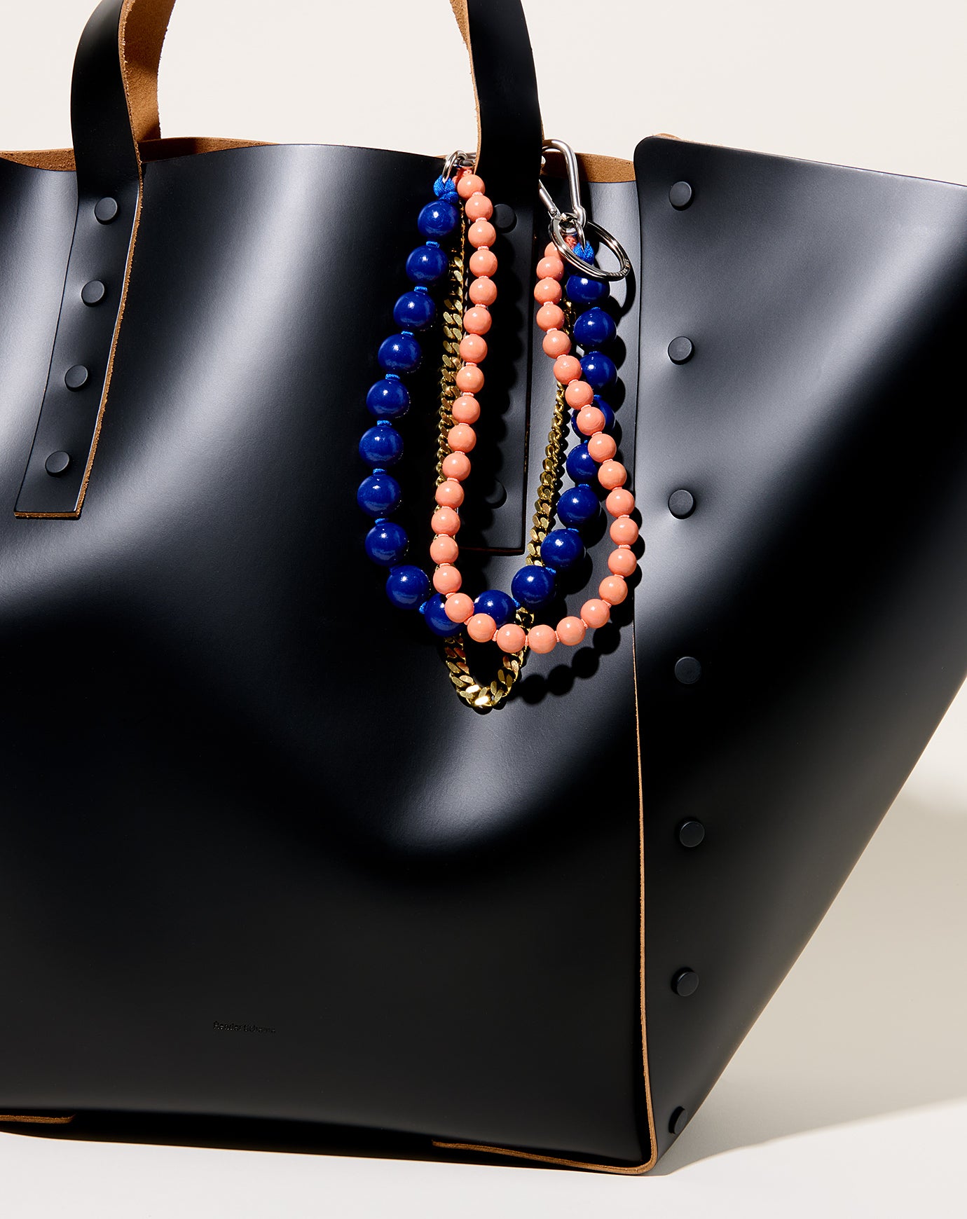 Ina Seifart Zoe Bag Charm in Blue and Lax