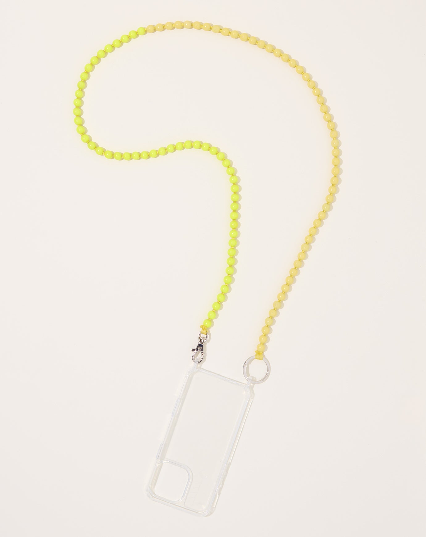 Ina Seifart Handykette iPhone Necklace in Neon Yellow and Yellow on Yellow