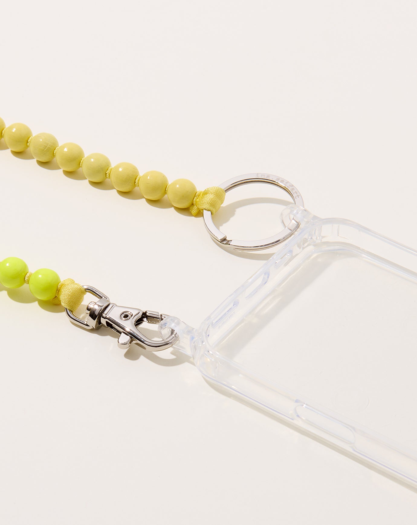 Ina Seifart Handykette iPhone Necklace in Neon Yellow and Yellow on Yellow