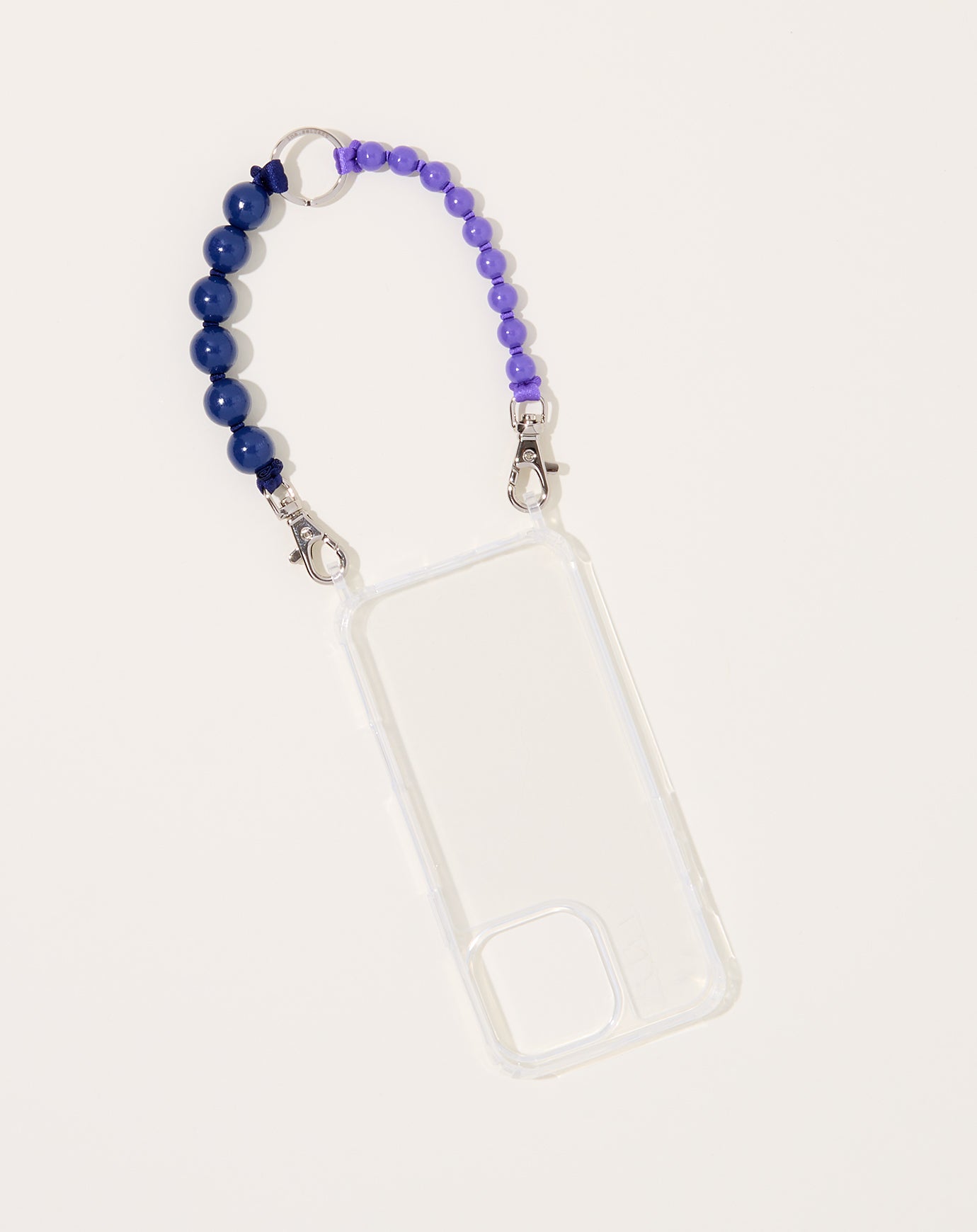 Ina Seifart Doppel Handykette Short iPhone Holder in Dark Blue and Purple