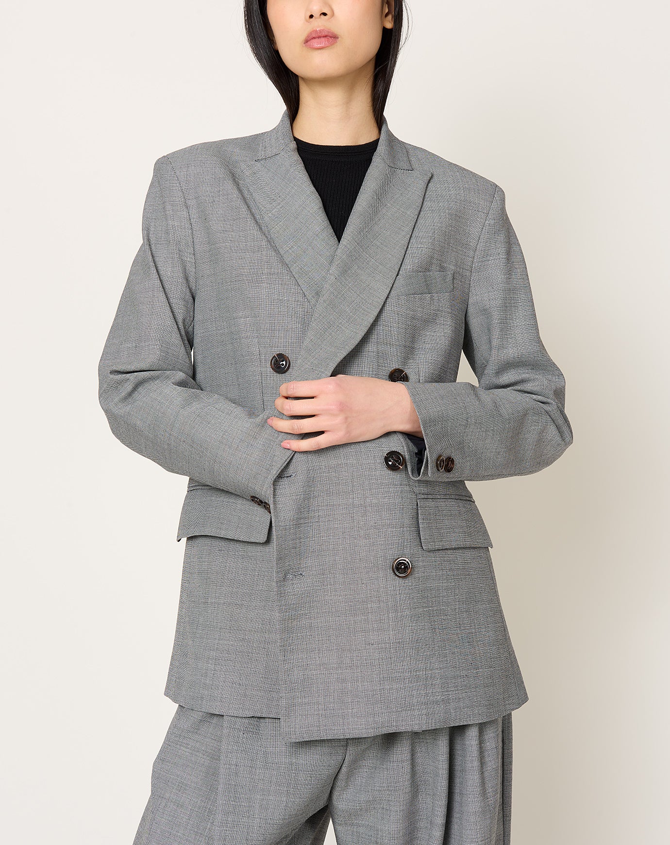 Jamie Haller DB Blazer in Pepper